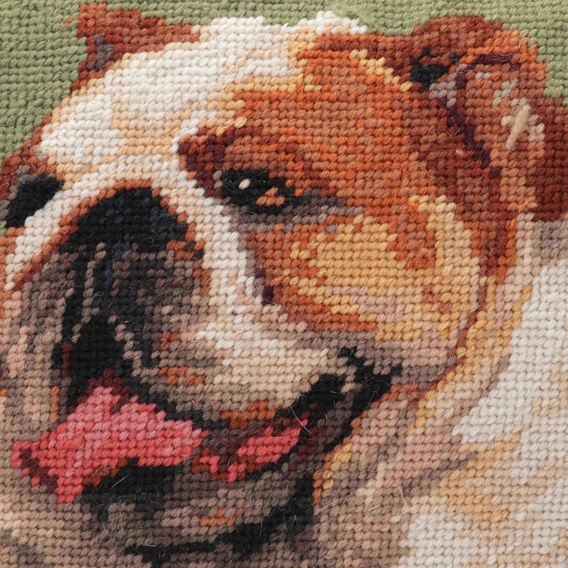 Needlework Animal Accent Pillows