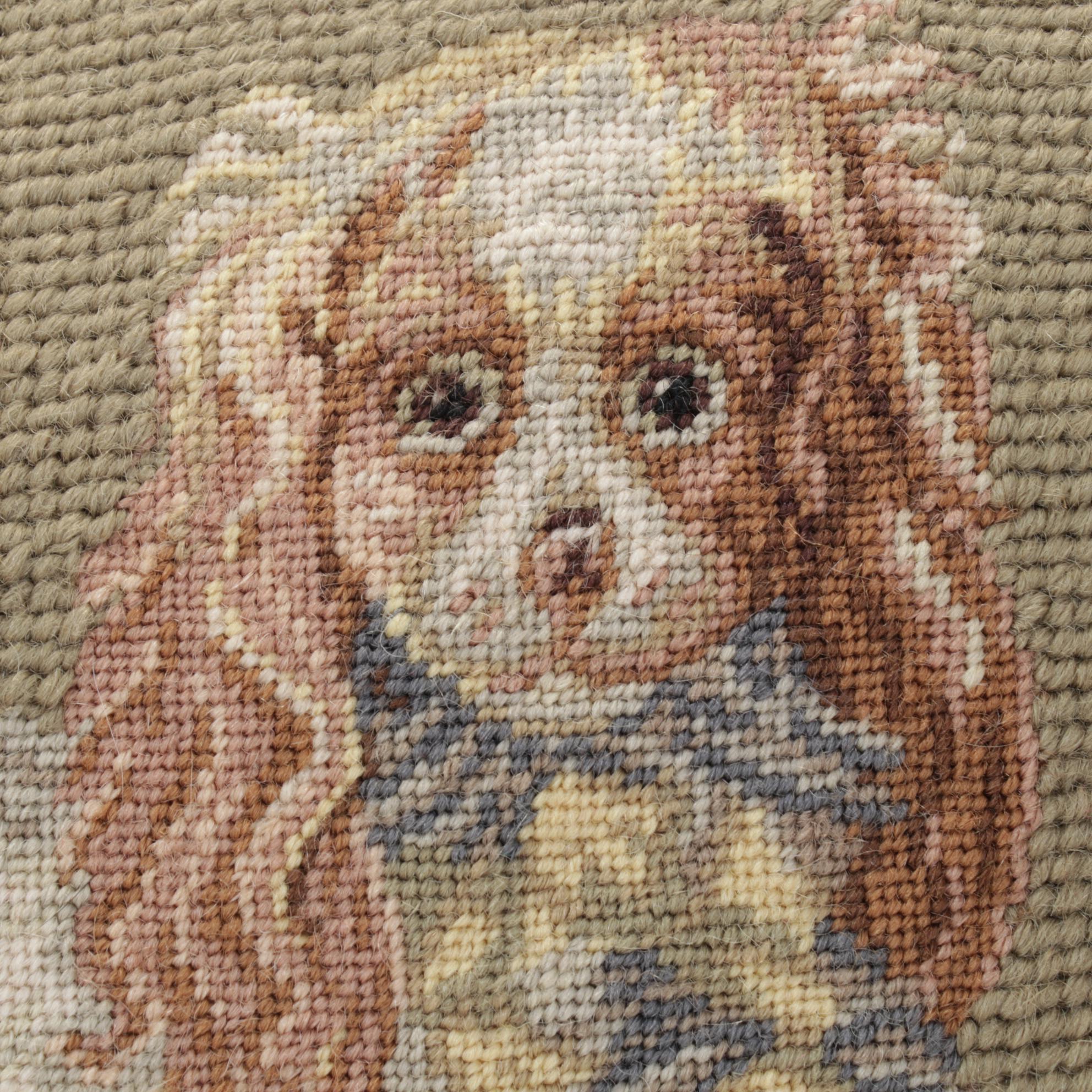 Needlework Animal Accent Pillows