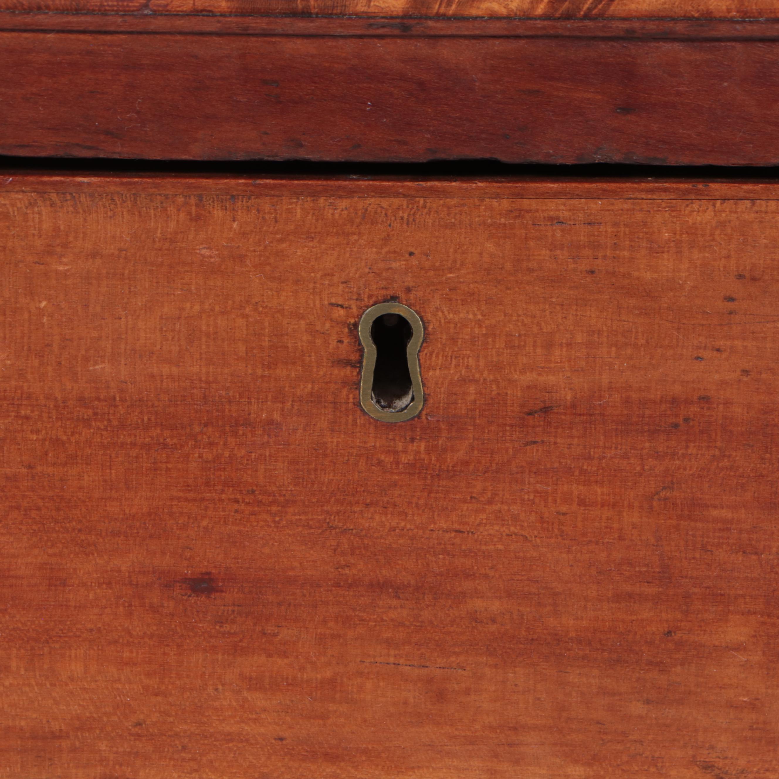 Late Federal Cherrywood and Mahogany Four-Drawer Chest, circa 1830