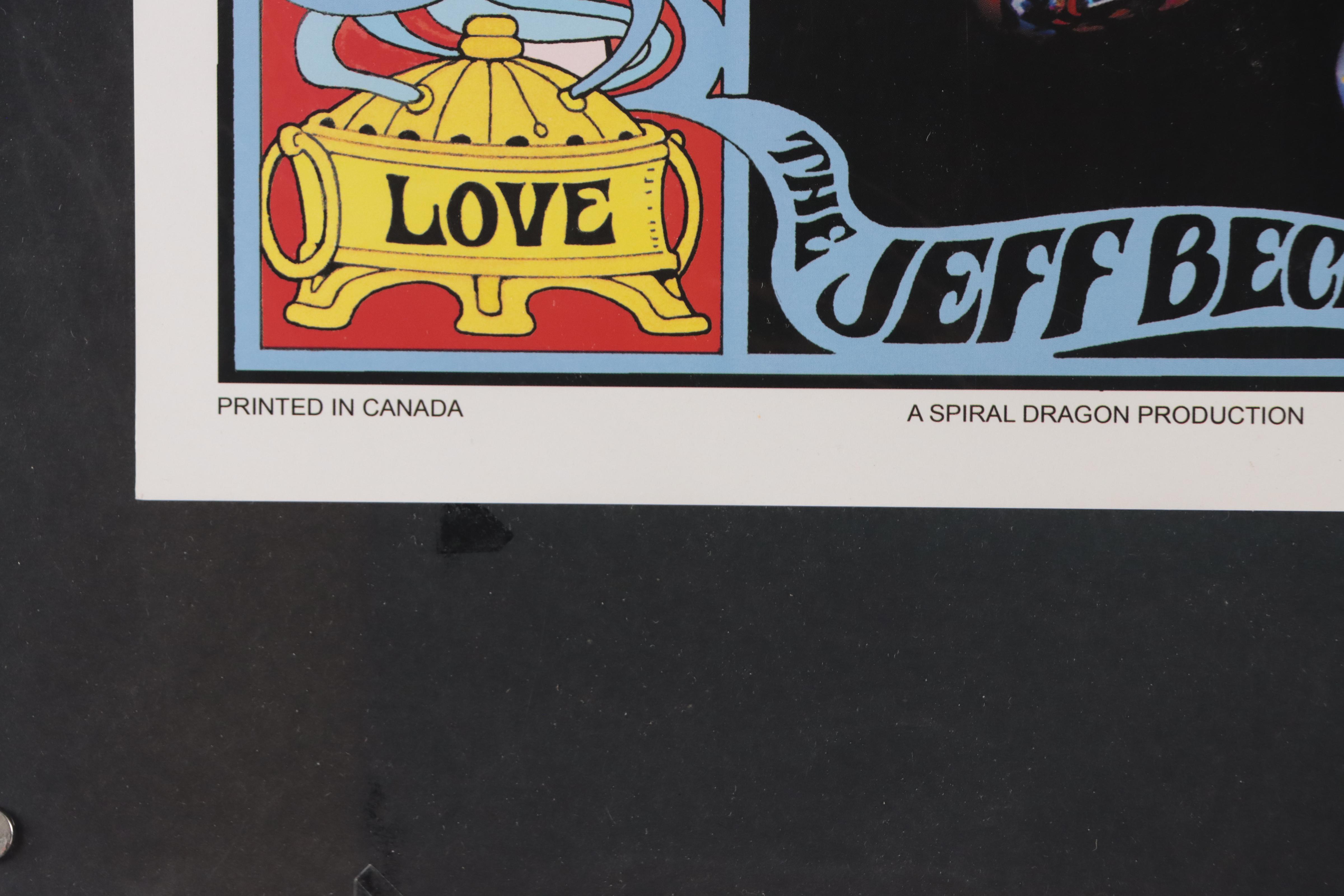 Bob Masse Offset Lithograph Concert Poster "Cream," 1962