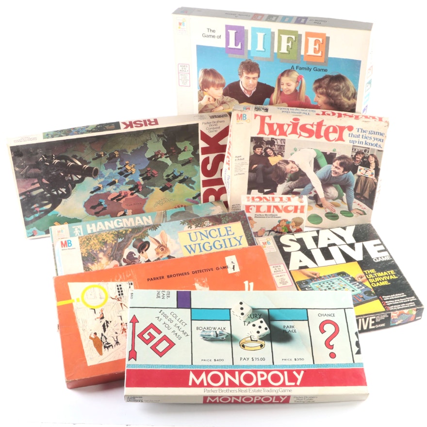 Monopoly, The Game Of Life, Risk, and More Board Games, Mid–Late 20th Century