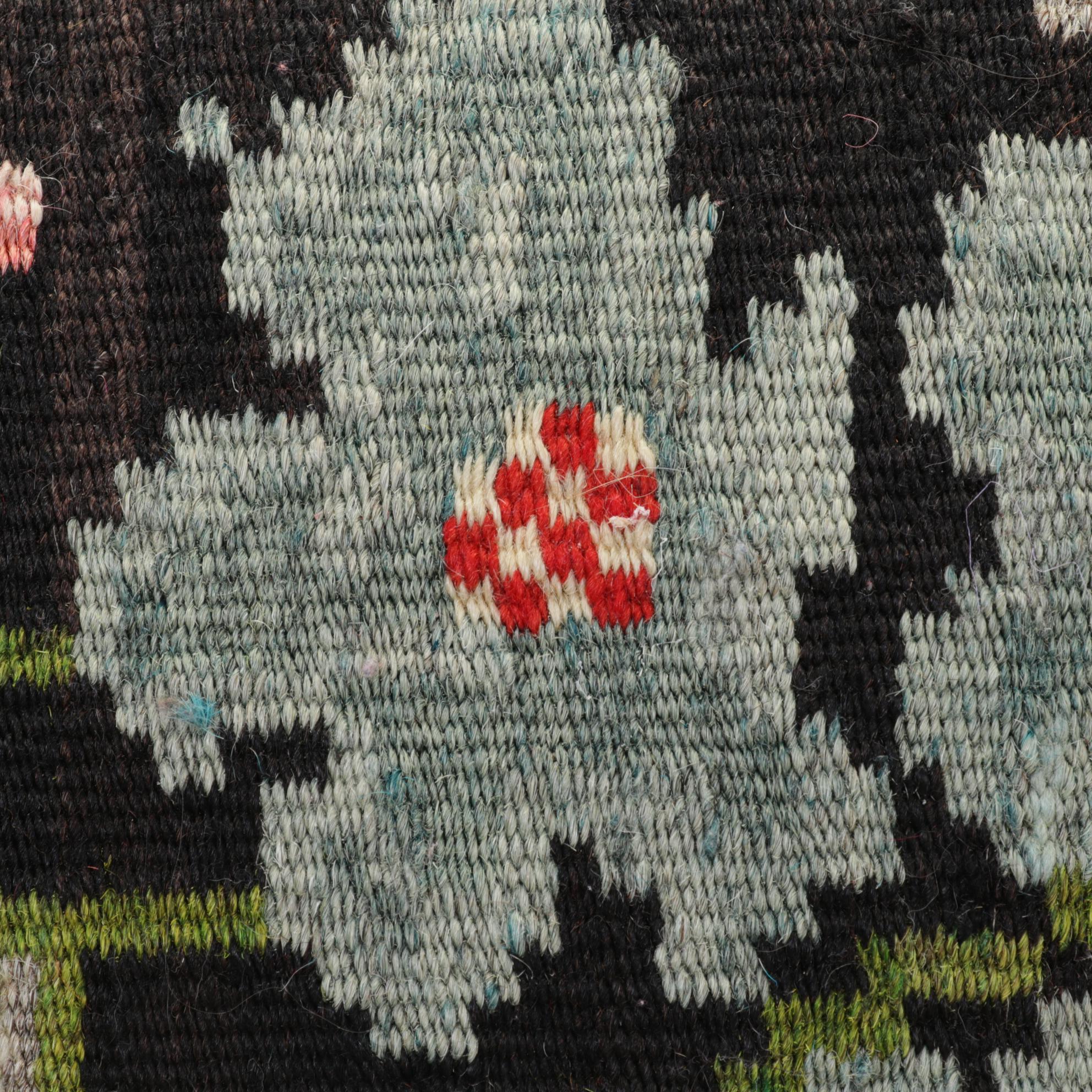 Embroidered and Woven Floral Accent Pillows