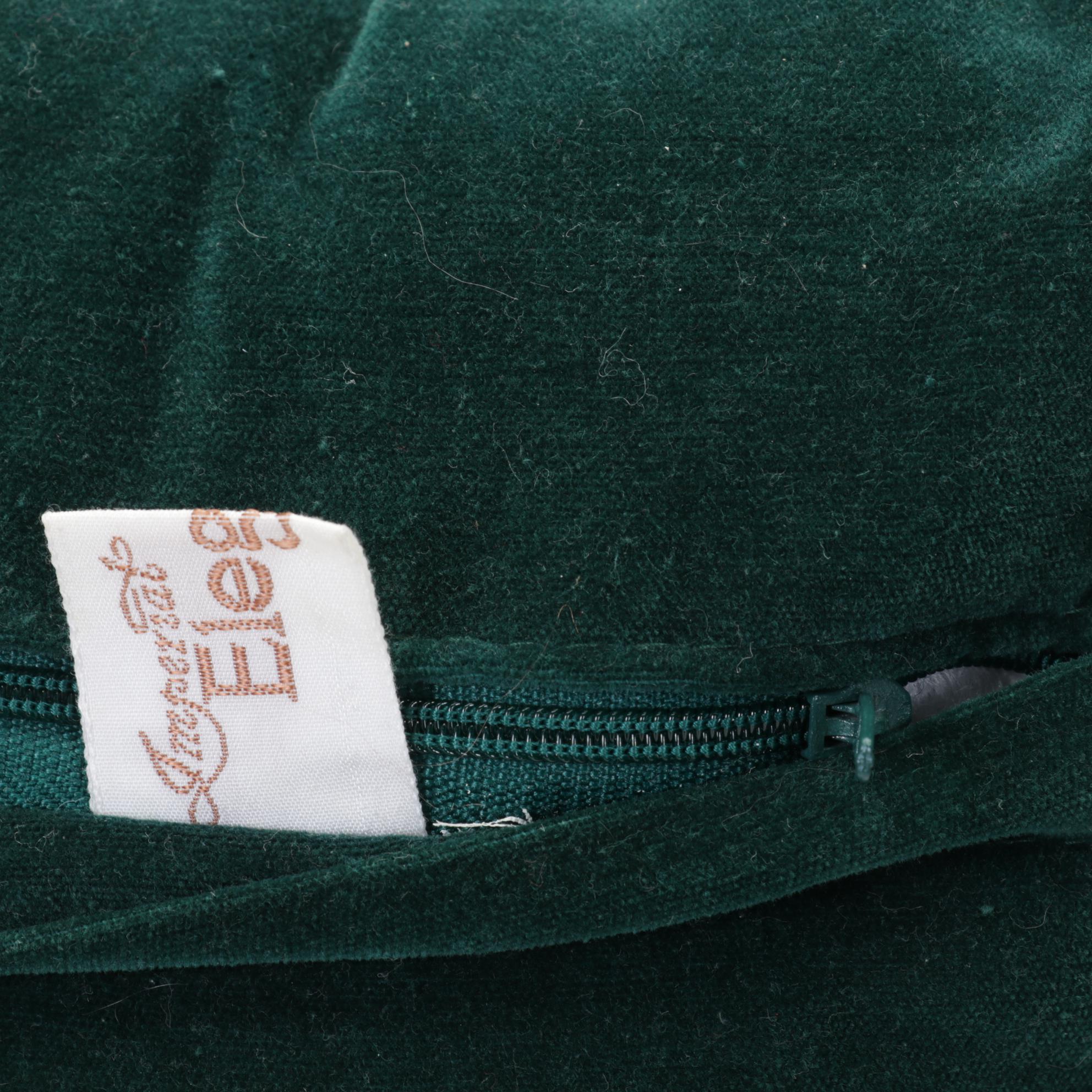 Embroidered and Woven Floral Accent Pillows