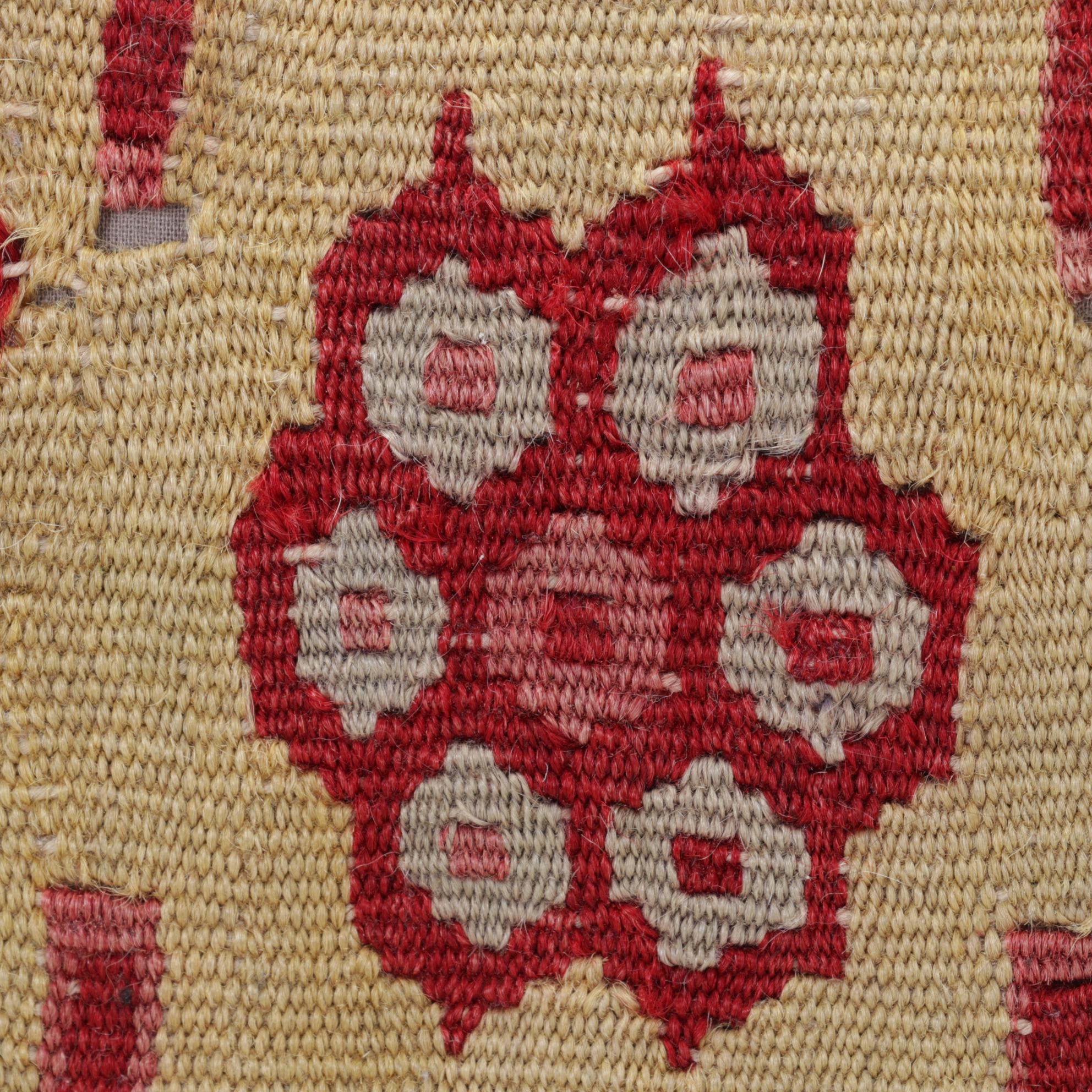 Embroidered and Woven Floral Accent Pillows