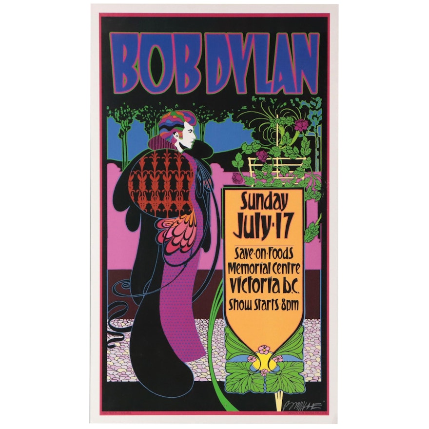 Bob Masse Offset Lithograph Concert Poster "Bob Dylan," 2005