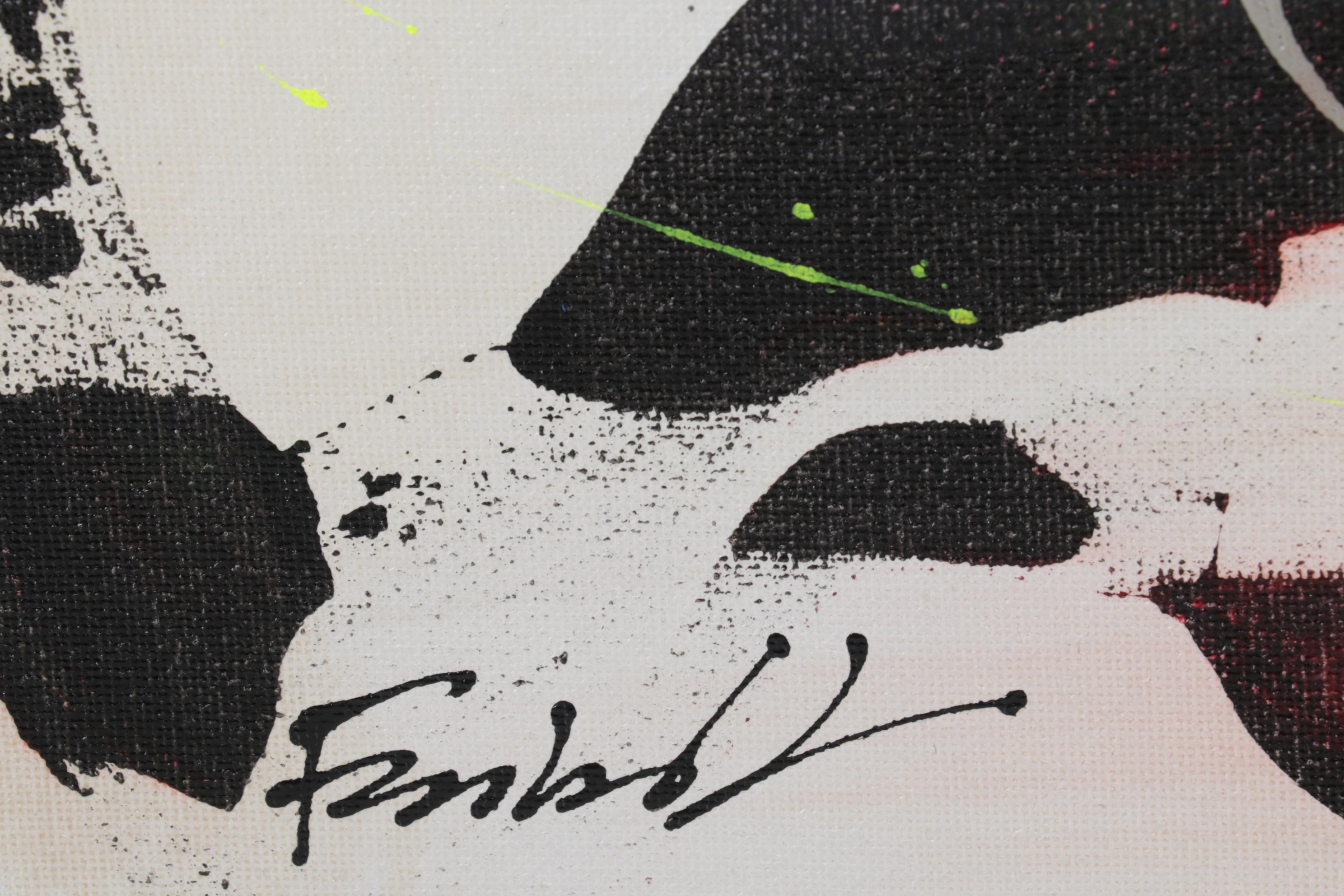 Farshad Lanjani Abstract Acrylic Painting, 21st Century