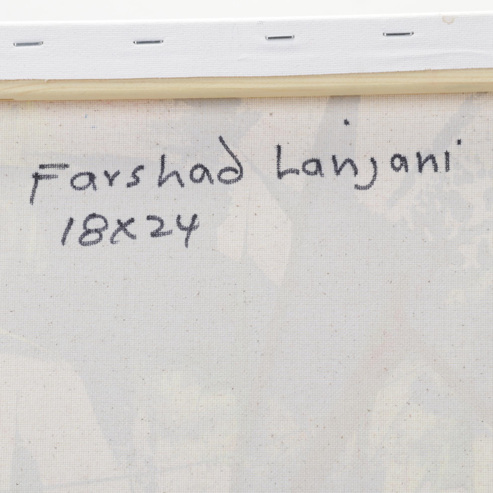 Farshad Lanjani Abstract Acrylic Painting, 21st Century