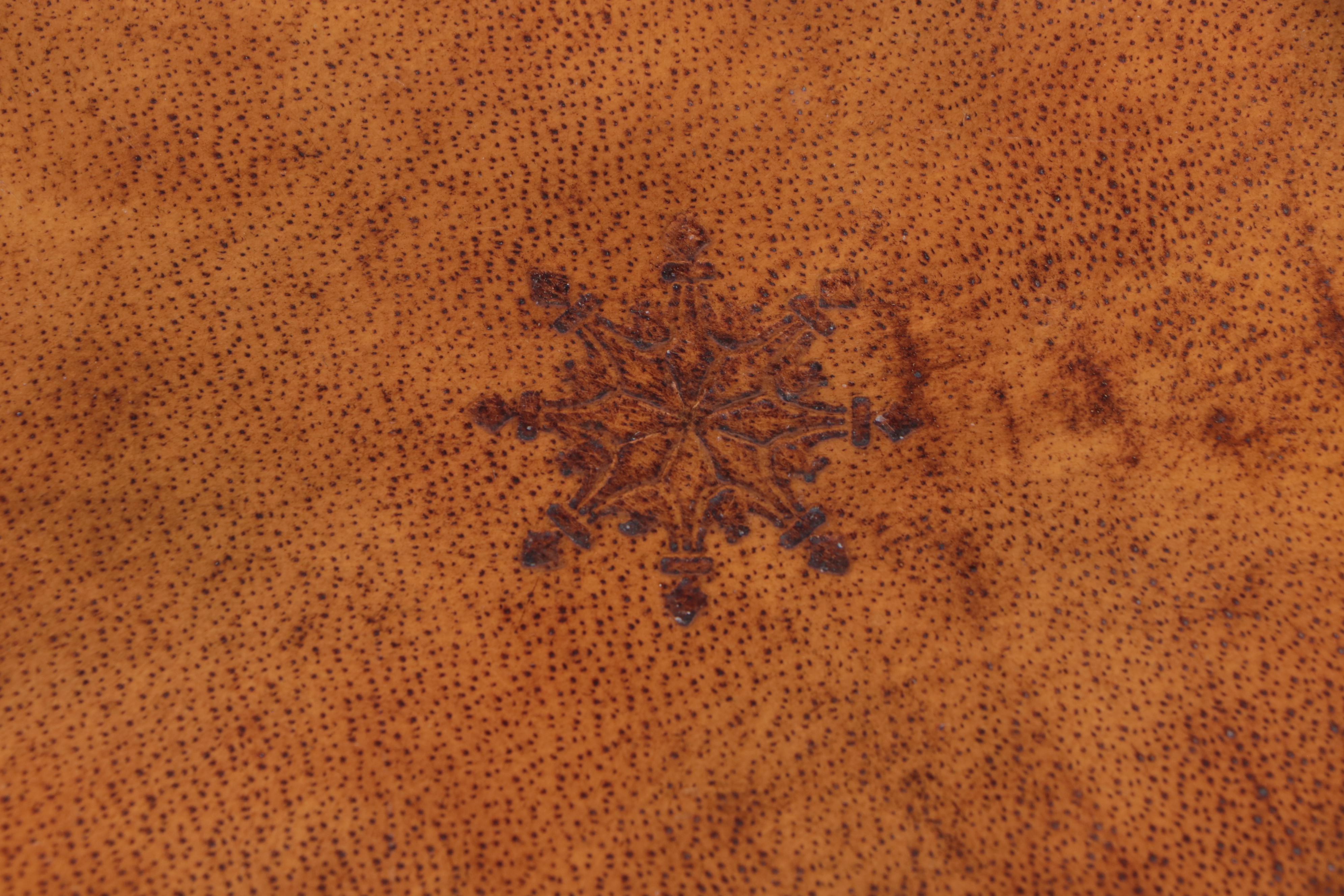 Maitland-Smith Directoire Style Brass-Mounted Kingwood Bureau Plat