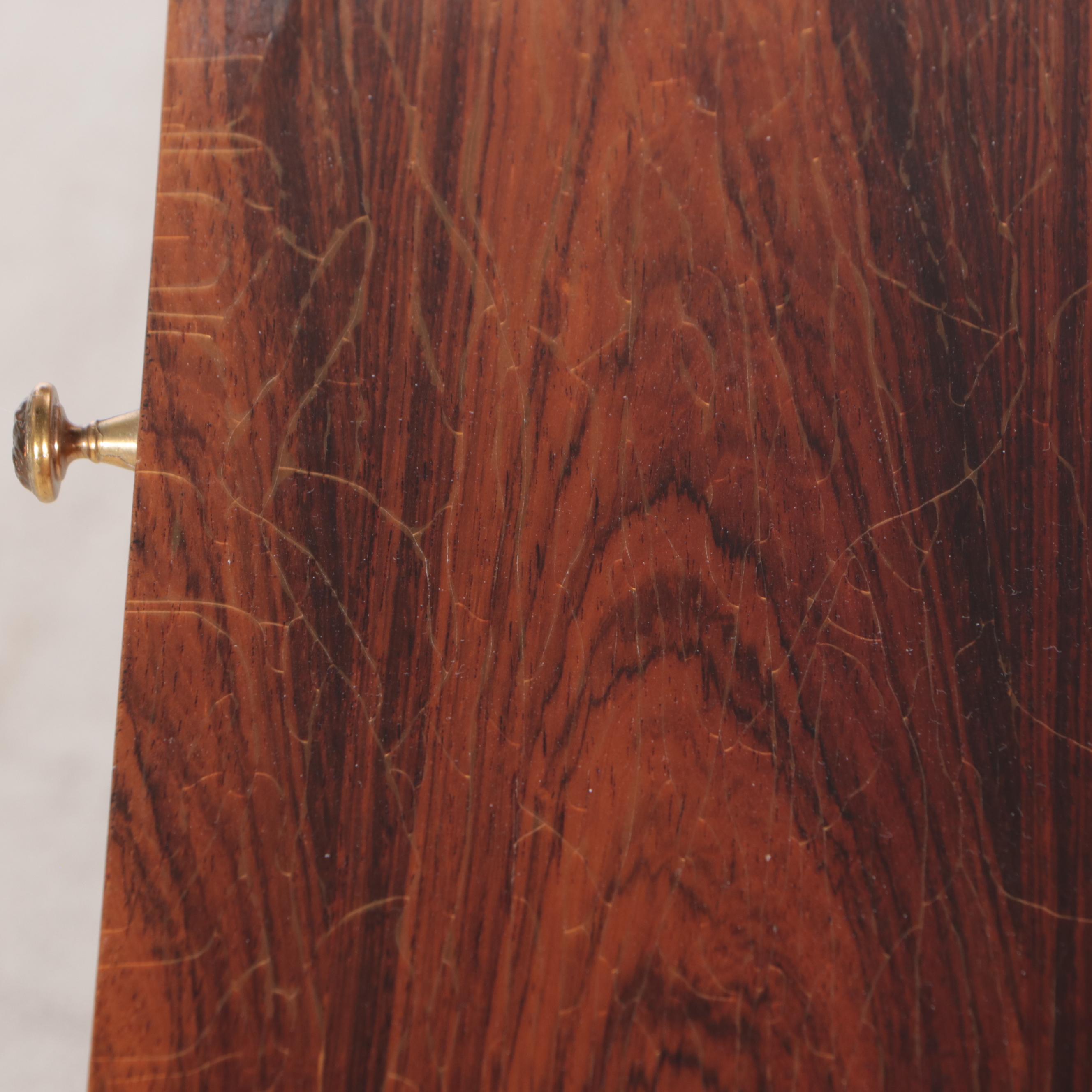 Maitland-Smith Directoire Style Brass-Mounted Kingwood Bureau Plat