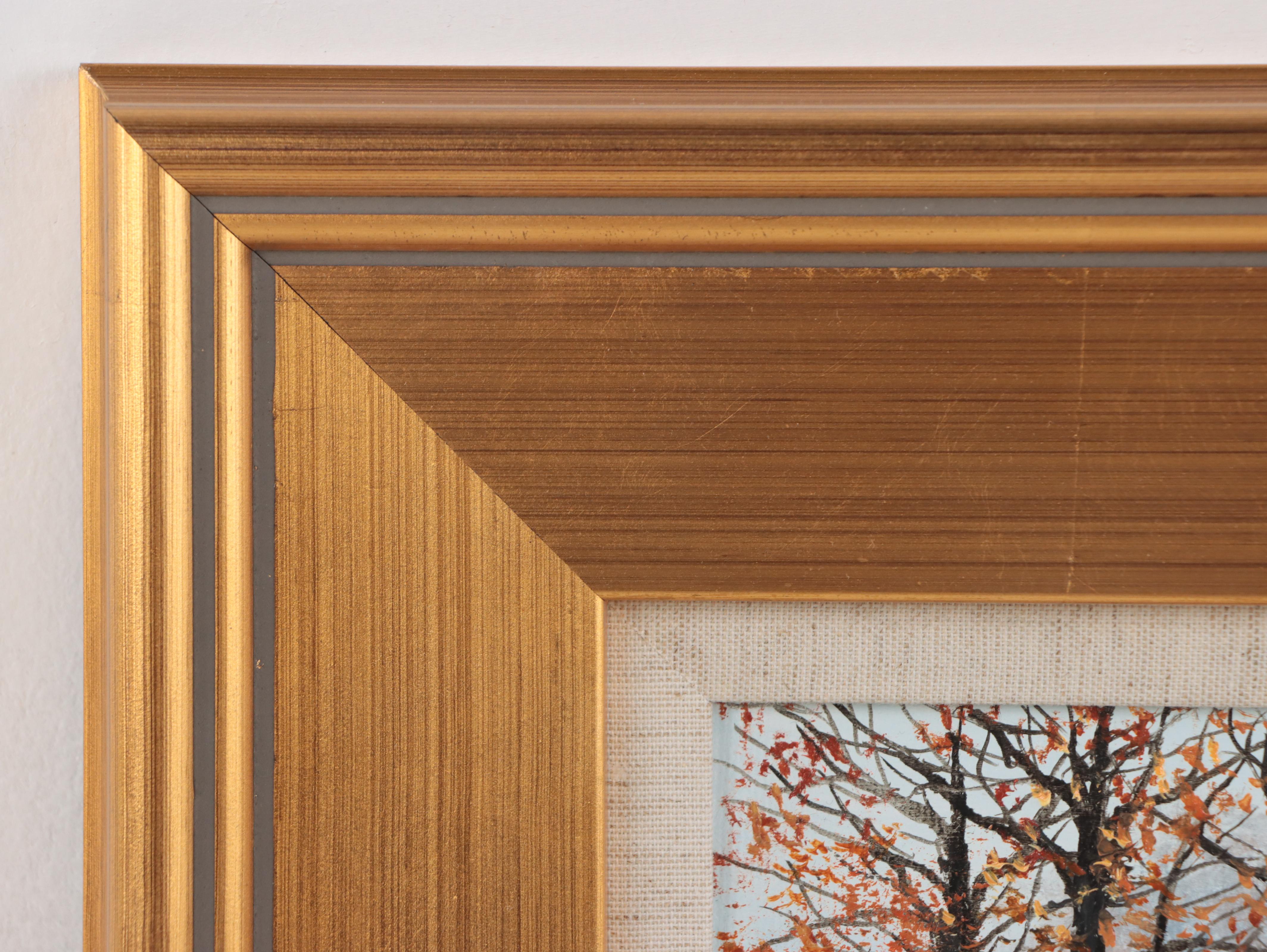 Jevgenijus Litvinas Oil Painting "Autumn Road," 2022