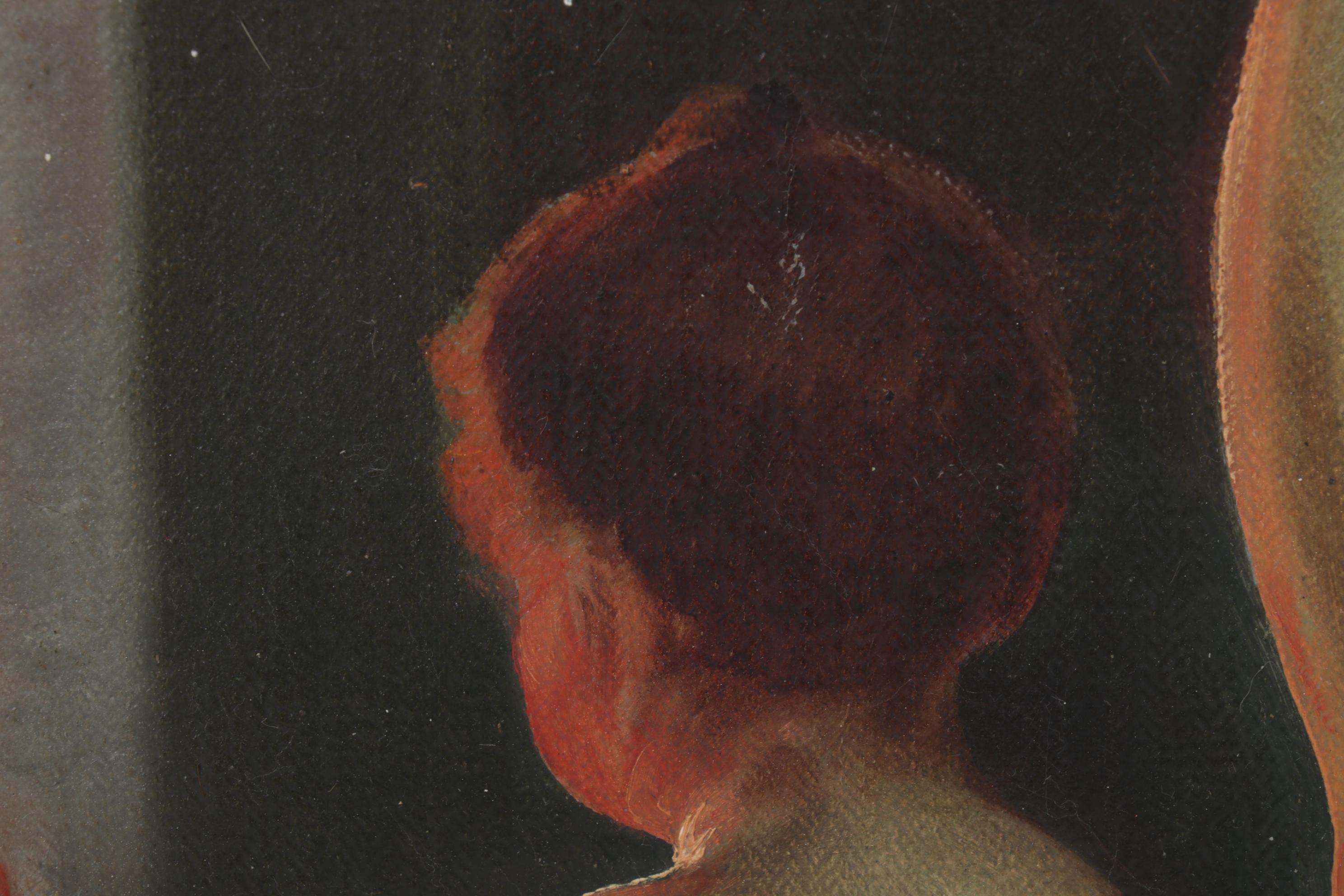 Oil Painting After Paul Peel "After the Bath," Early 20th Century