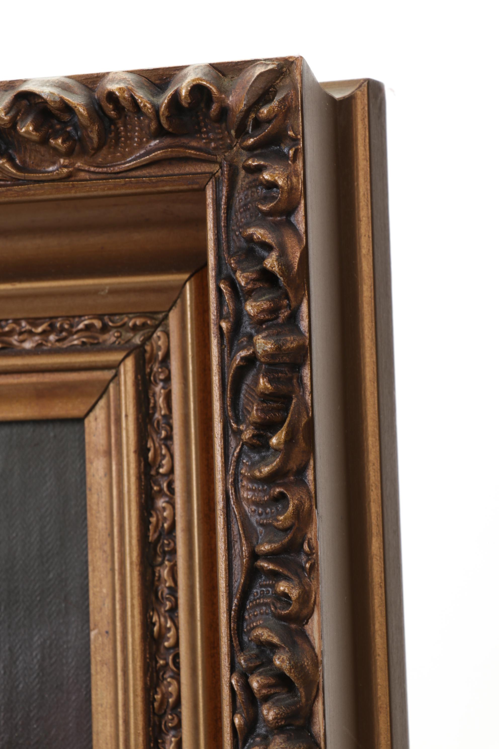 Oil Painting After Paul Peel "After the Bath," Early 20th Century