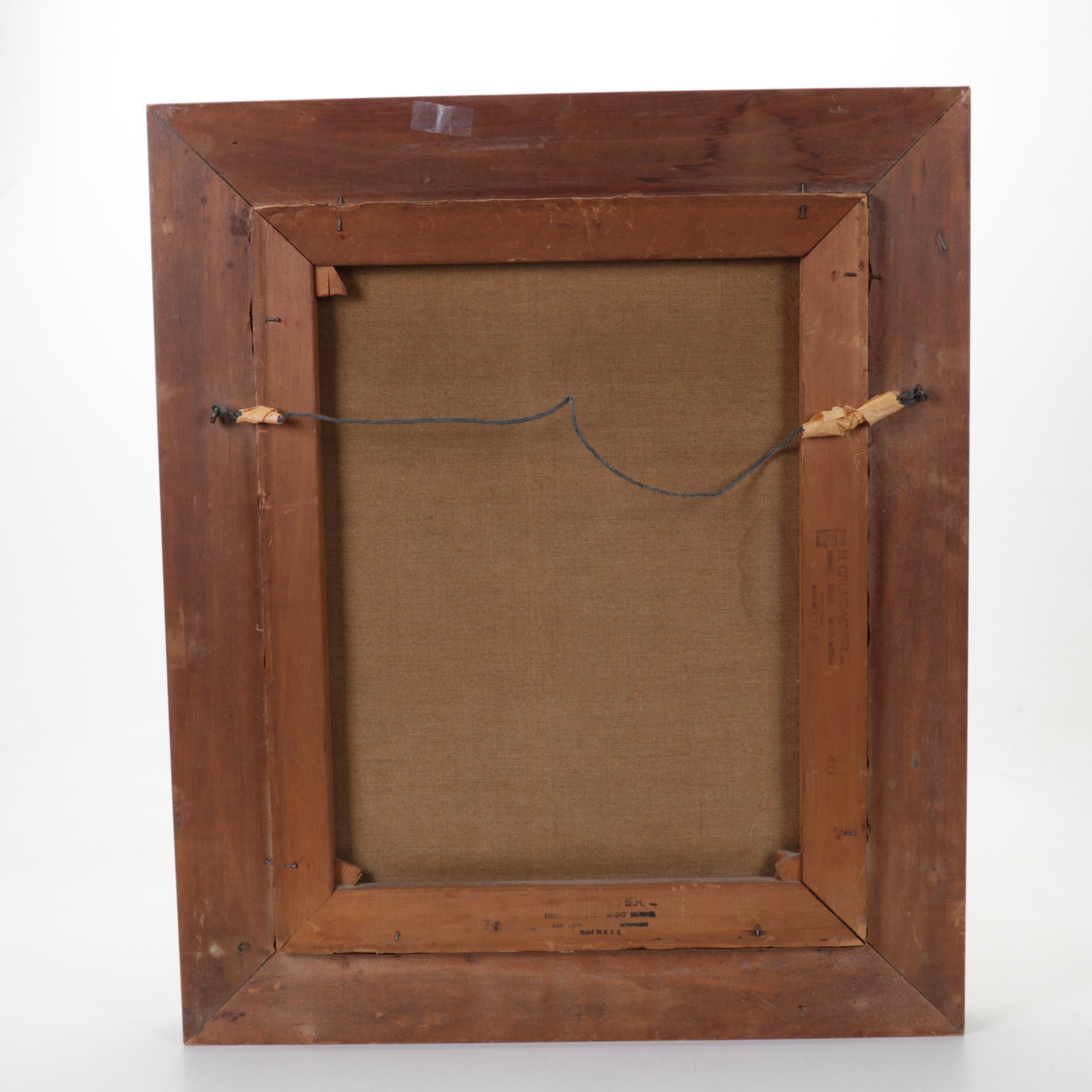 Oil Painting After Paul Peel "After the Bath," Early 20th Century