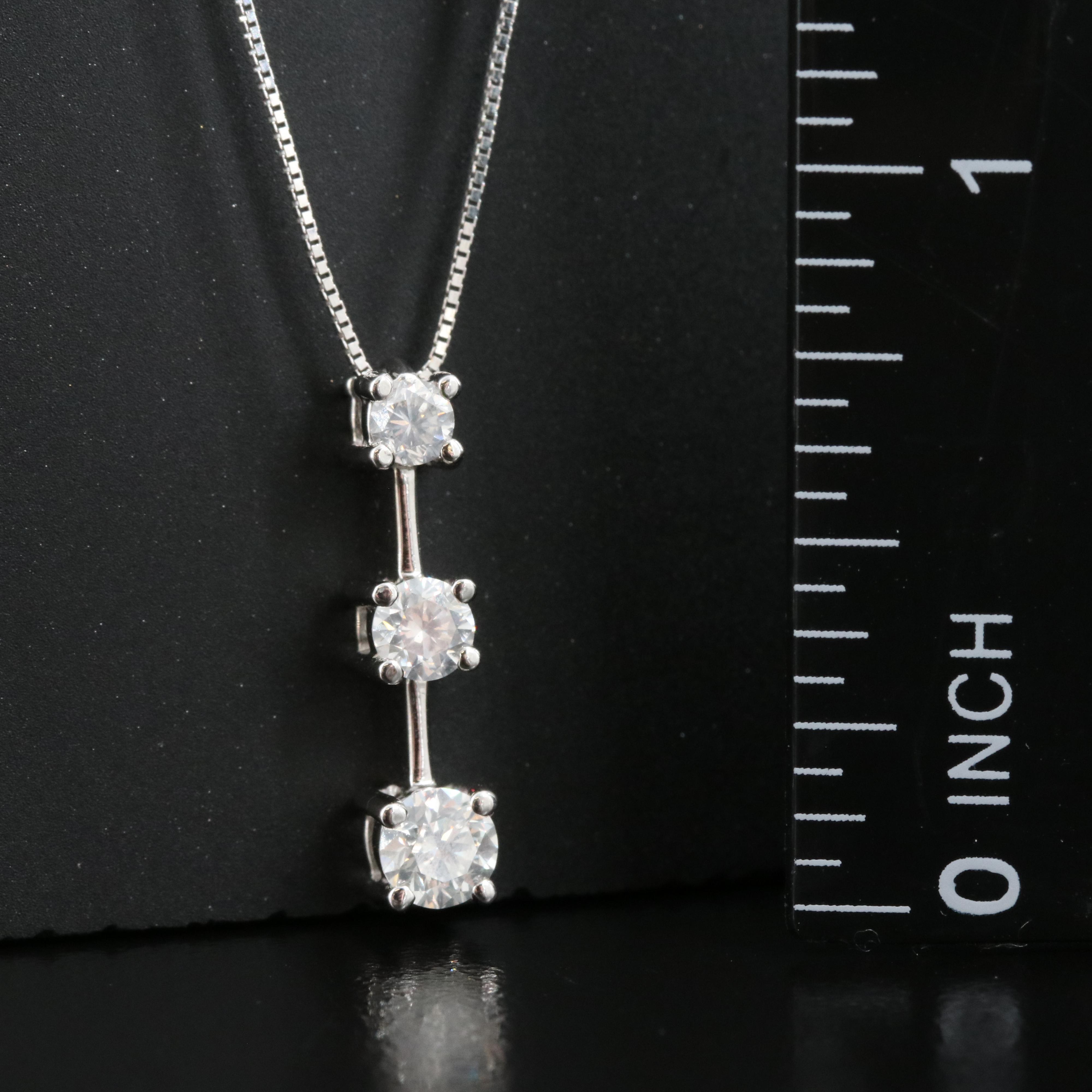 14K 0.56 CTW Diamond Tiered Pendant Necklace