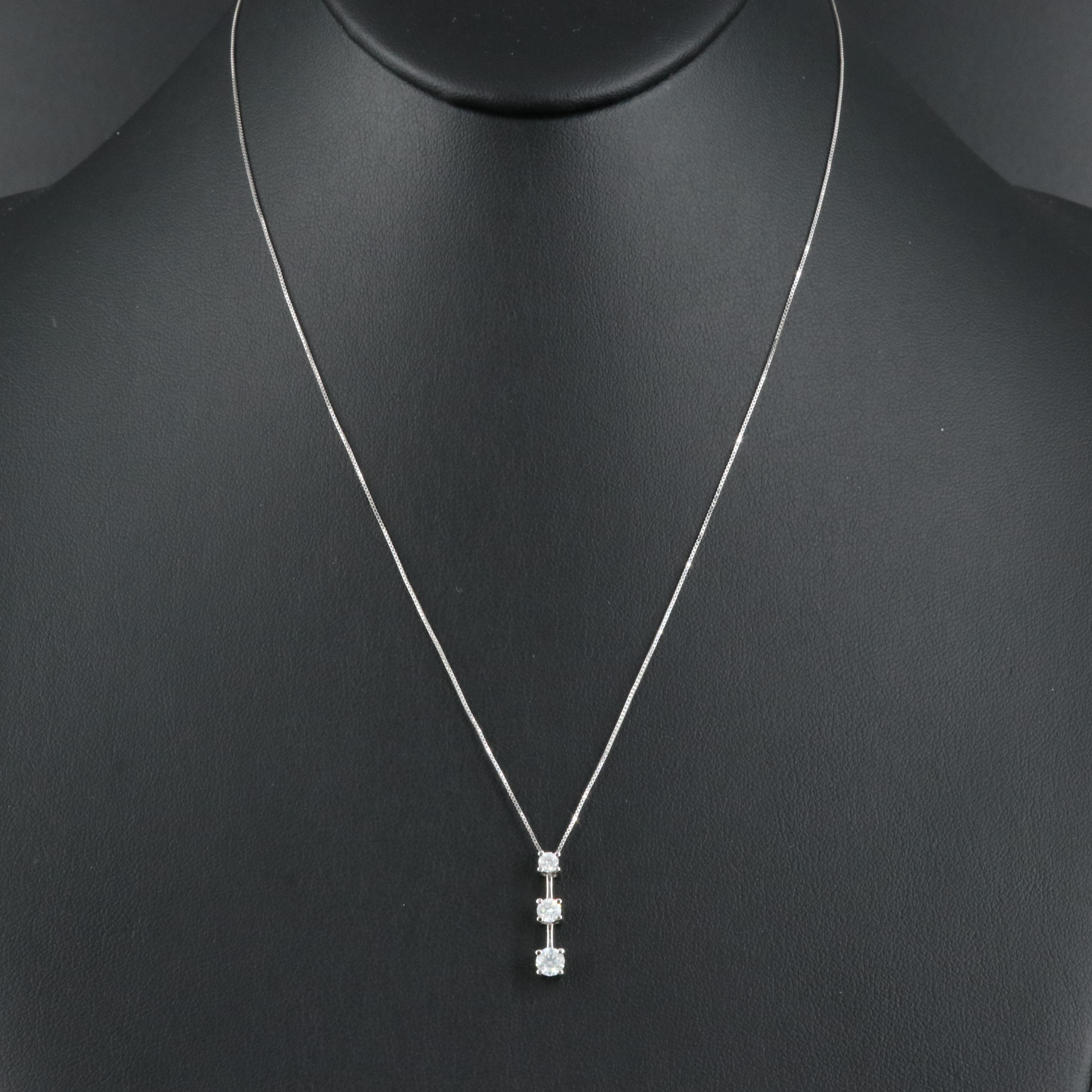 14K 0.56 CTW Diamond Tiered Pendant Necklace