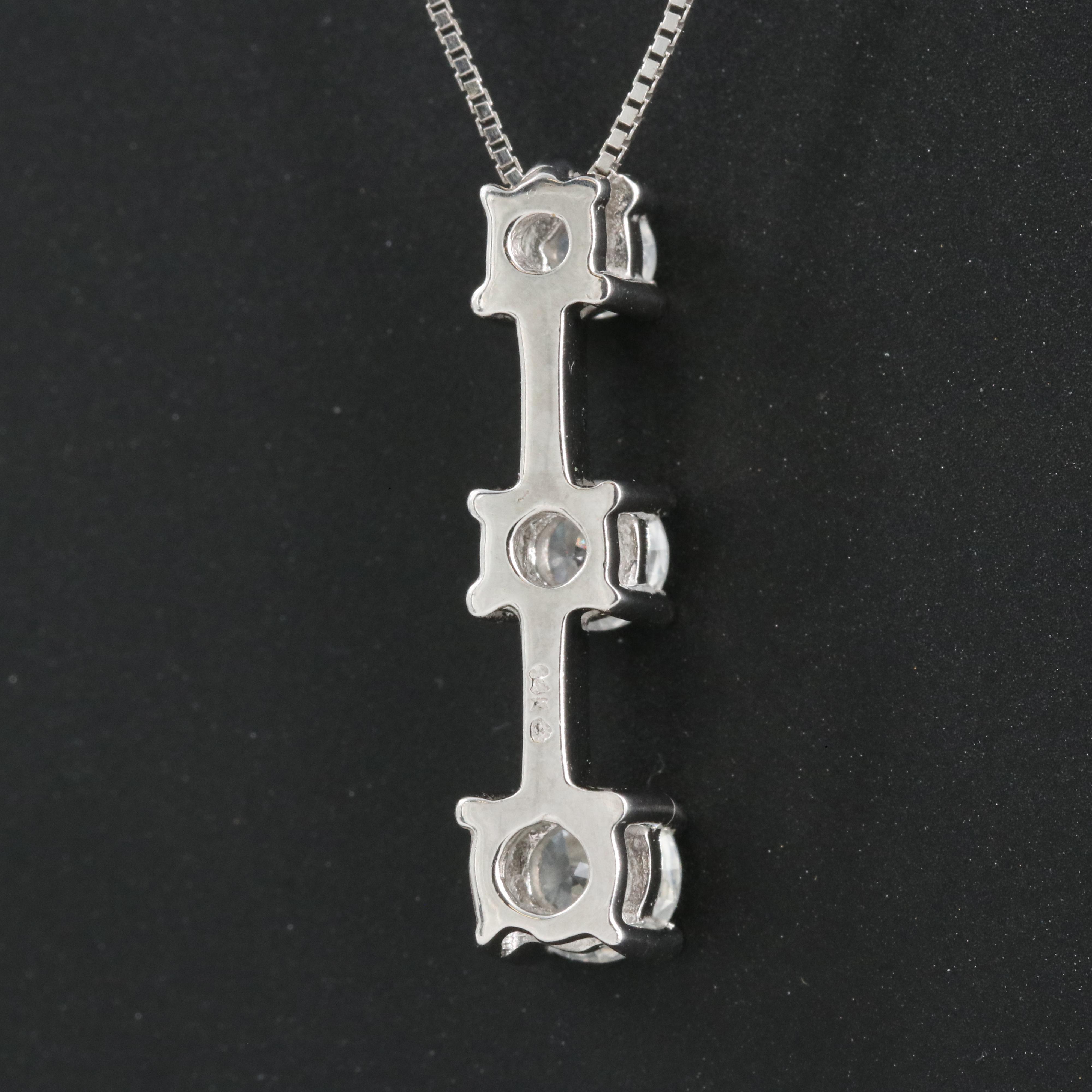 14K 0.56 CTW Diamond Tiered Pendant Necklace