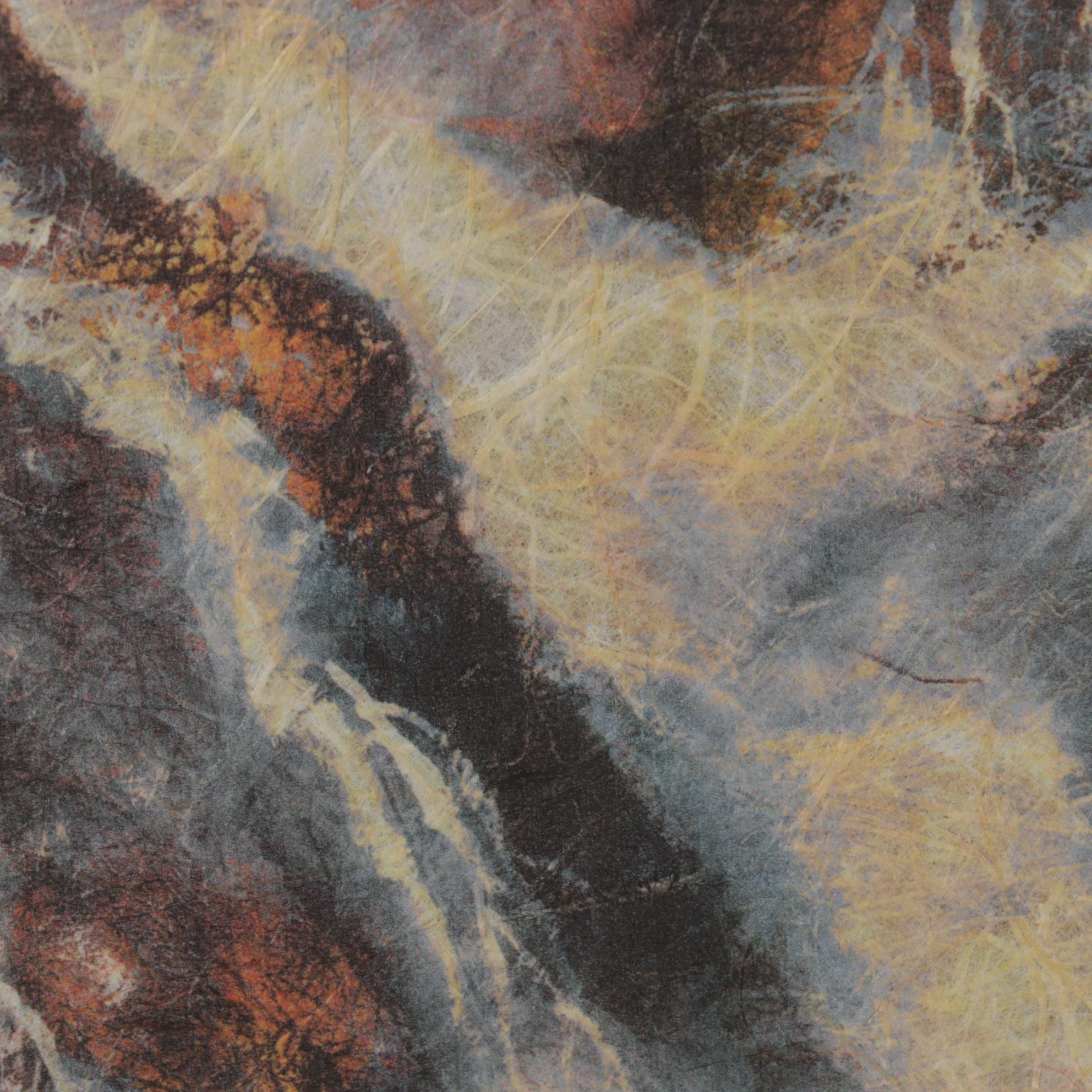 Charlotte Fung Miller Watercolor Painting of Mountain Landscape