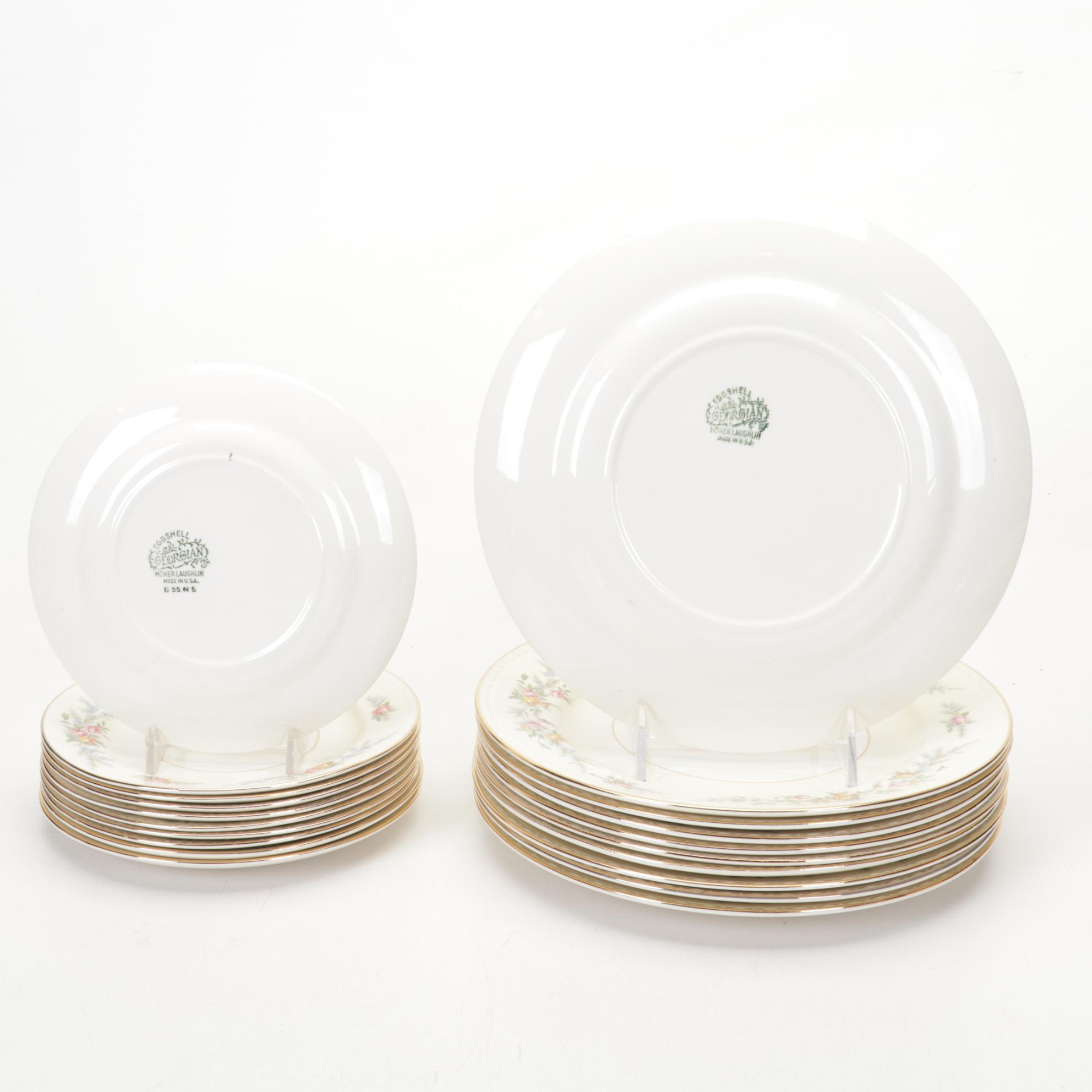 Homer Laughlin "Georgian" Dinnerware, Mid-20th Century