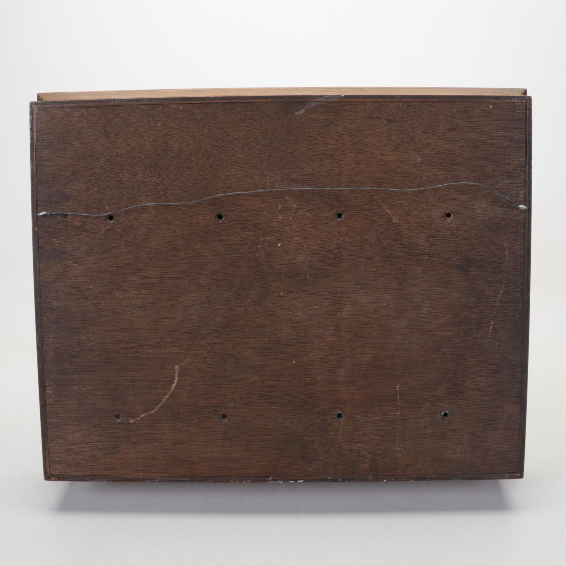 Aviator Goggles, Leather Cap, and Insignia in Frame, Circa 1930