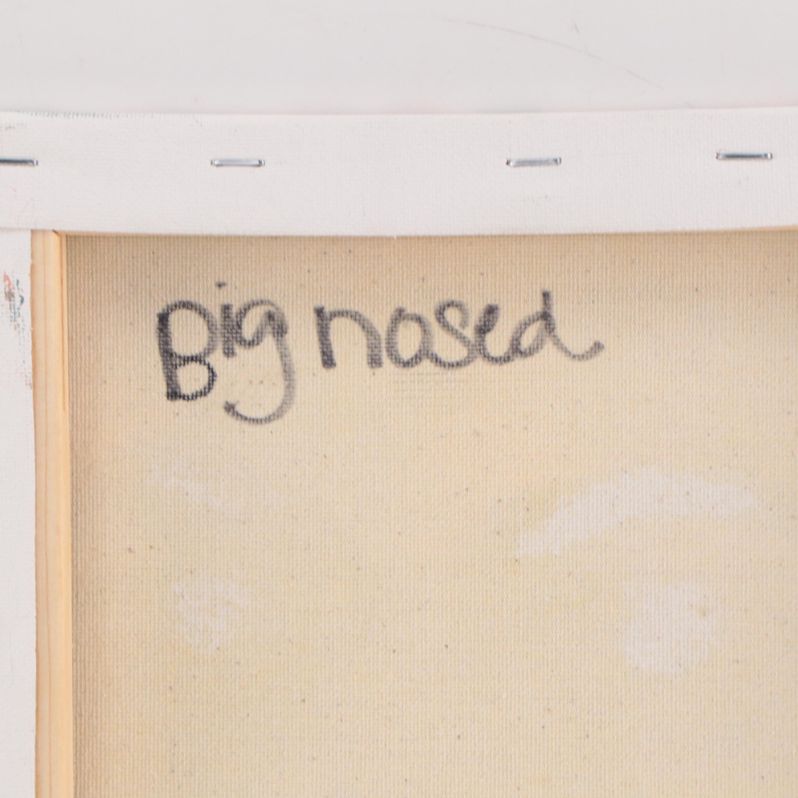 Jose Trujillo Oil Painting "Big Nosed," 2020