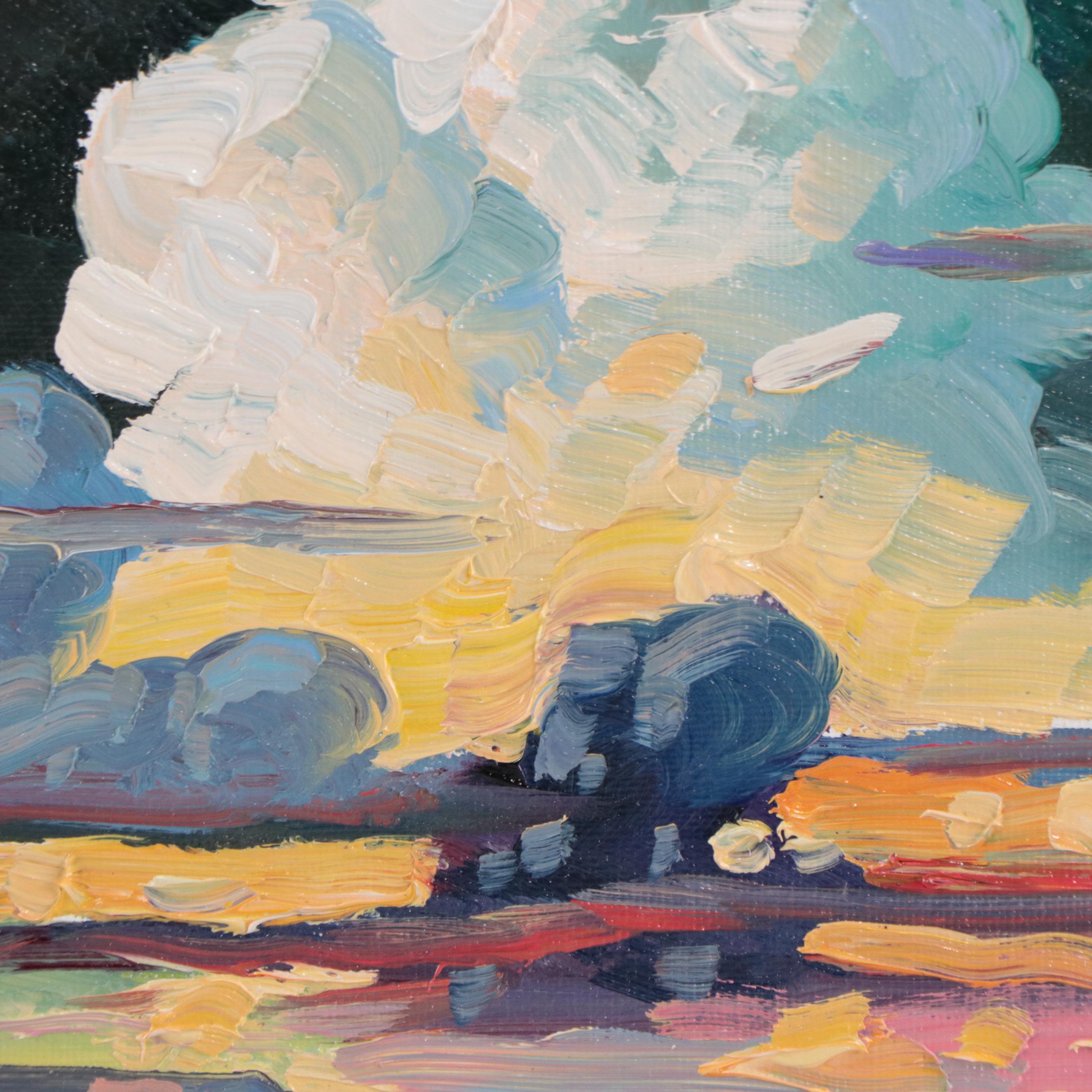 William Hawkins Nocturne Landscape Oil Painting, 2023