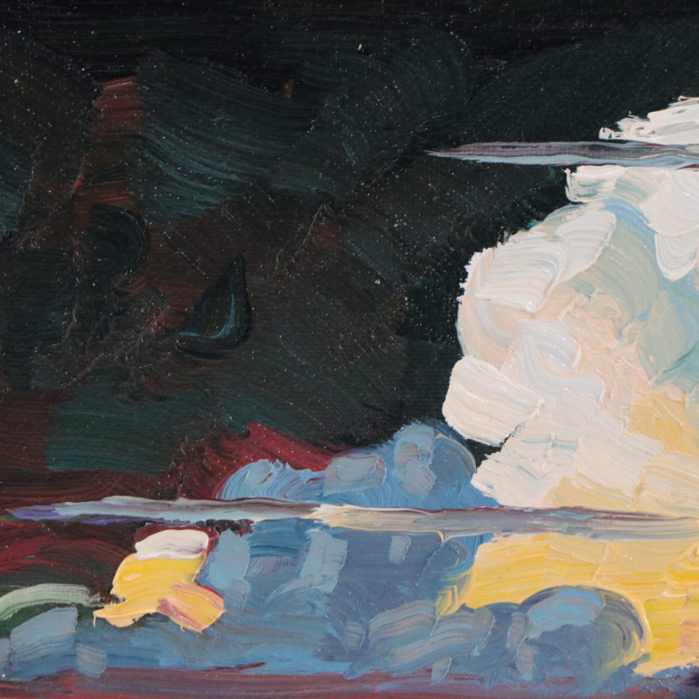 William Hawkins Nocturne Landscape Oil Painting, 2023