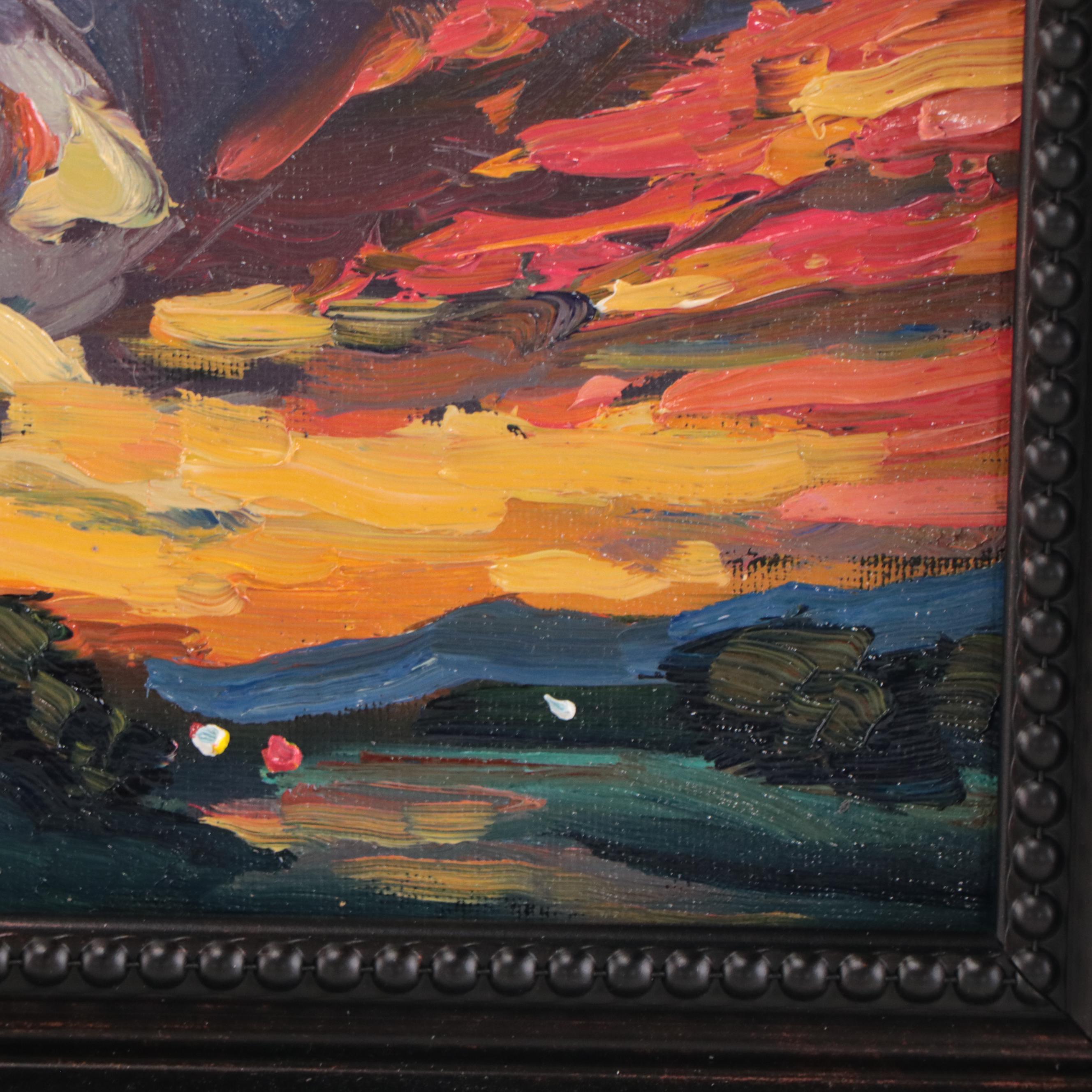 William Hawkins Nocturne Landscape Oil Painting, 21st Century