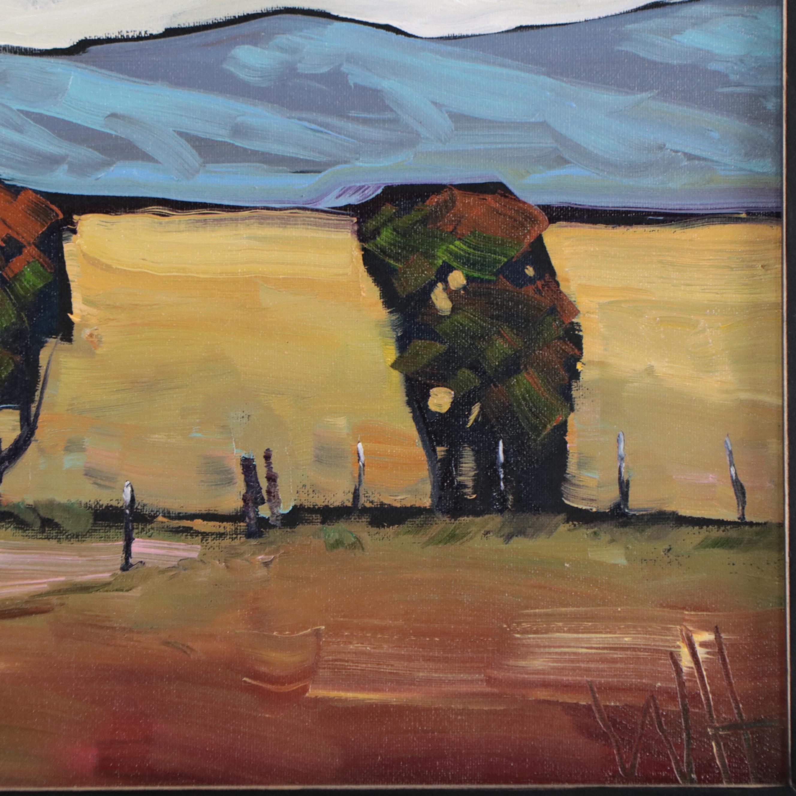 William Hawkins Landscape Oil Painting, 2023