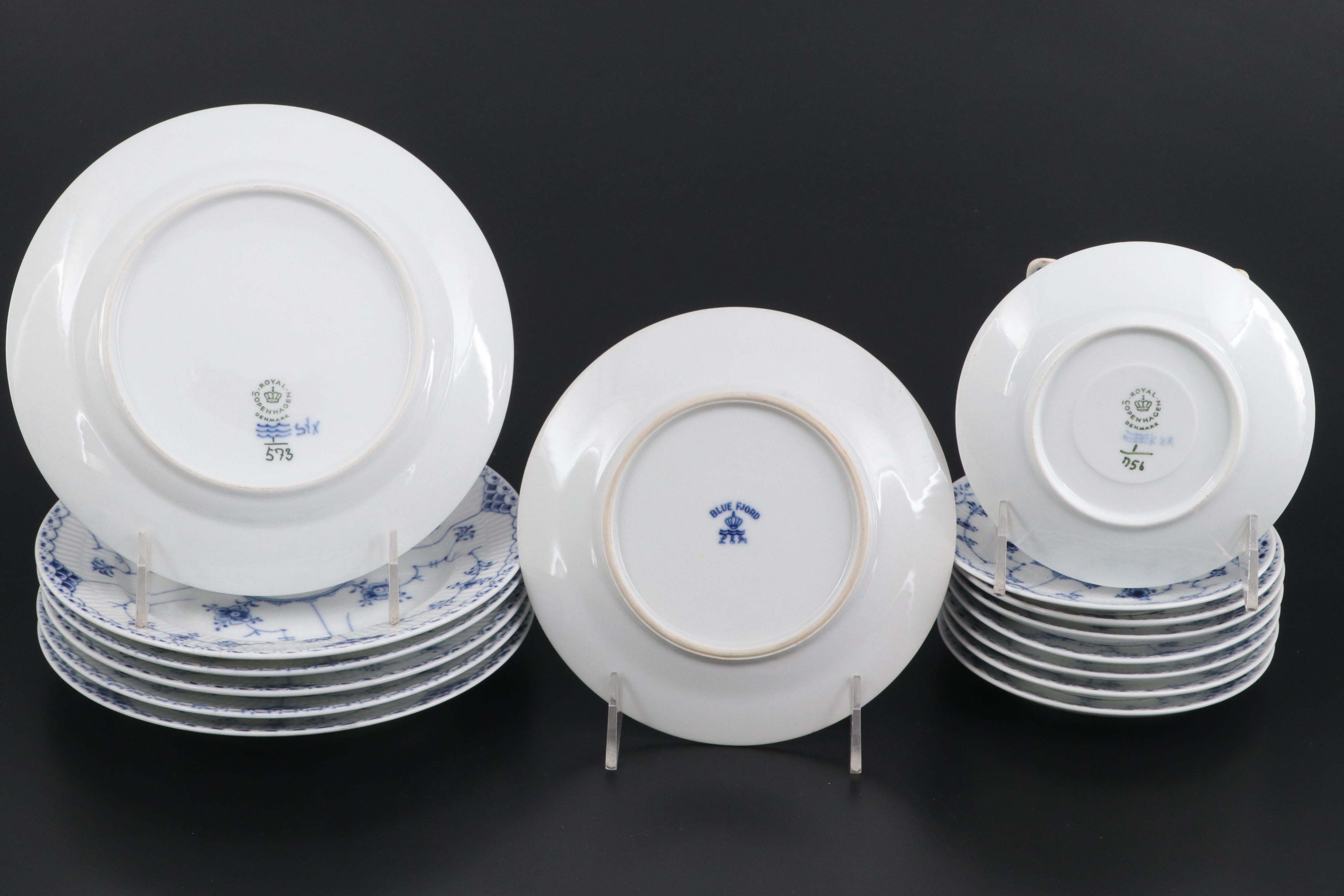 Royal Copenhagen "Blue Fluted Half Lace" Porcelain Dinnerware