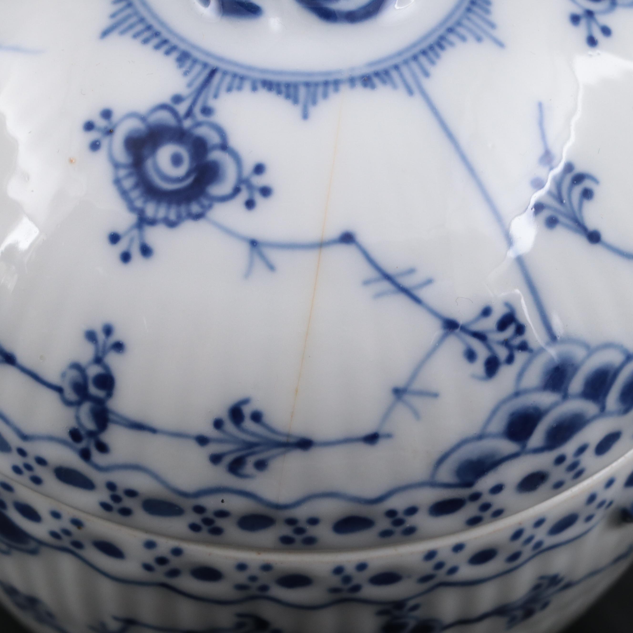 Royal Copenhagen "Blue Fluted Half Lace" Porcelain Dinnerware