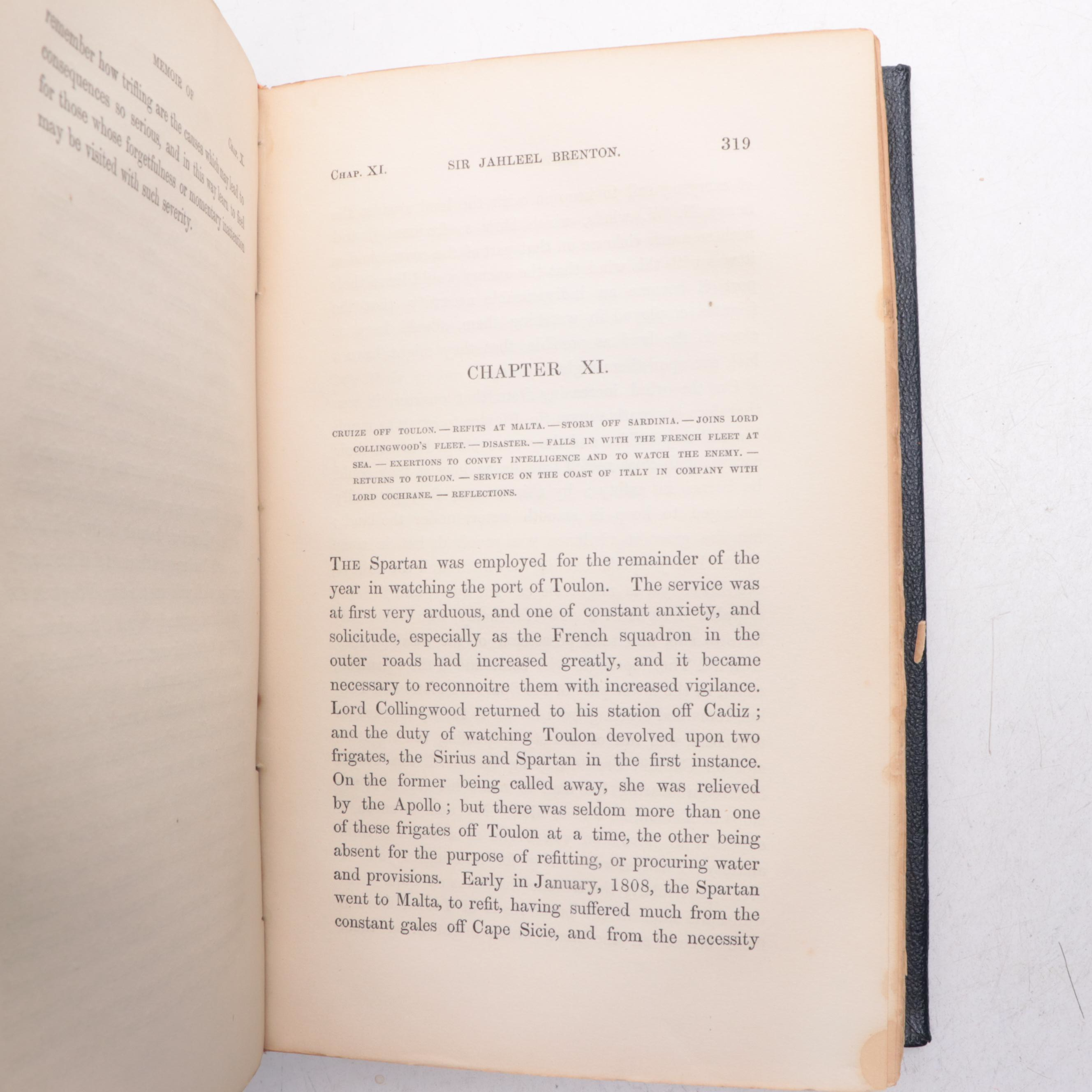 "Memoir of the Life and Services of Vice-Admiral Sir Jahleel Brenton," 1846