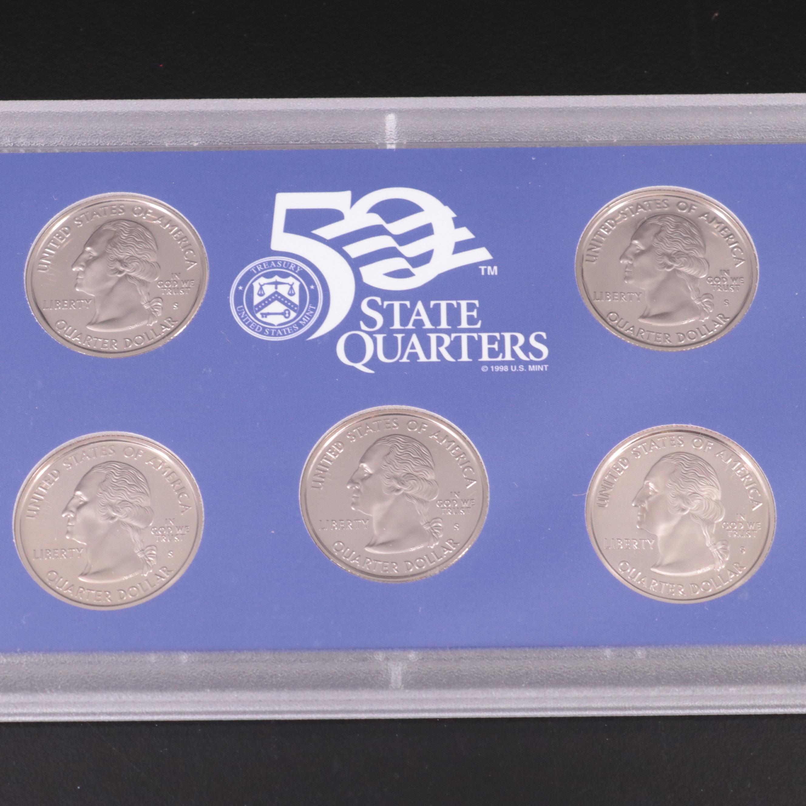 Thirty-Nine U.S. Mint Proof Sets, 1968 to 2006 Complete