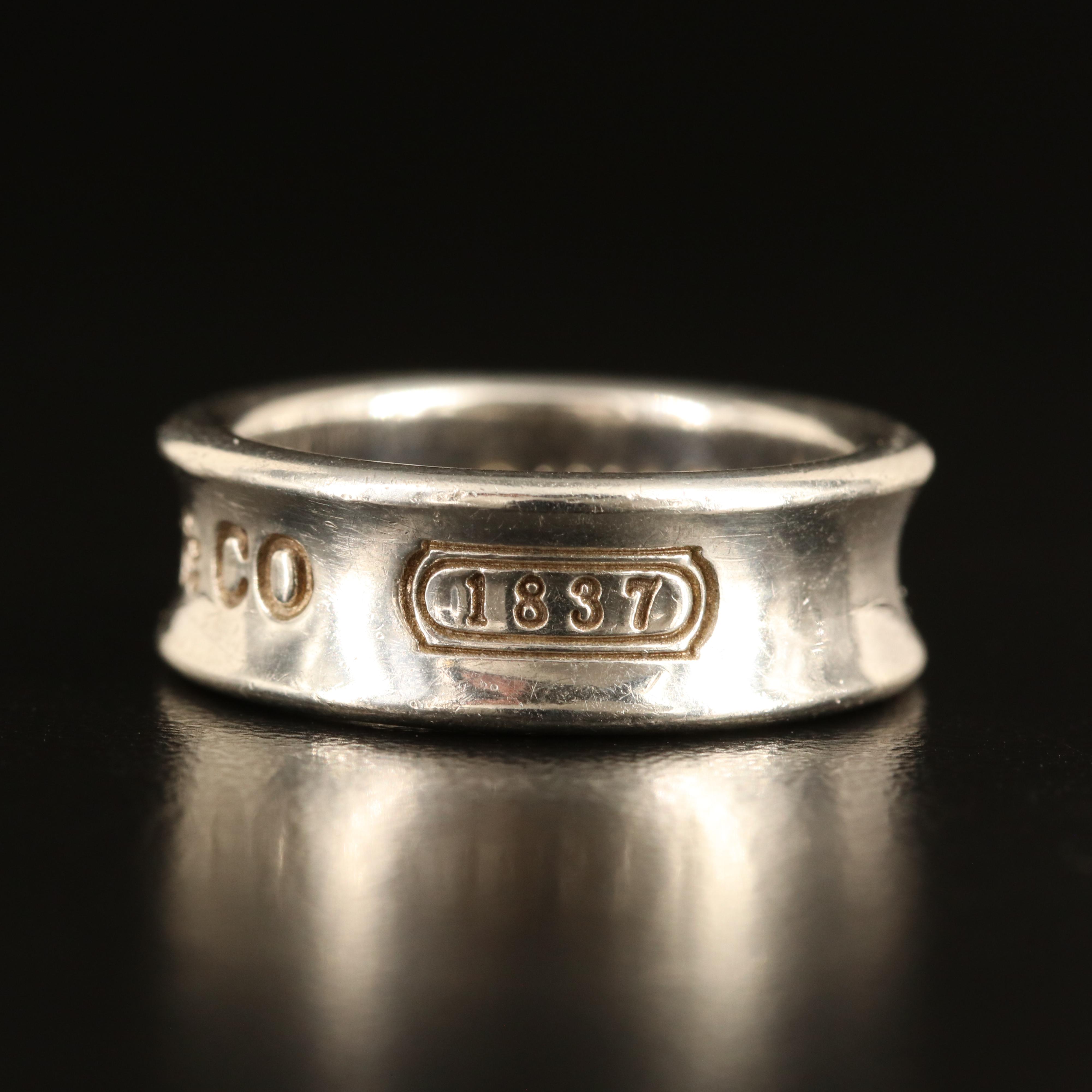 Tiffany & Co. "1837" Sterling Ring