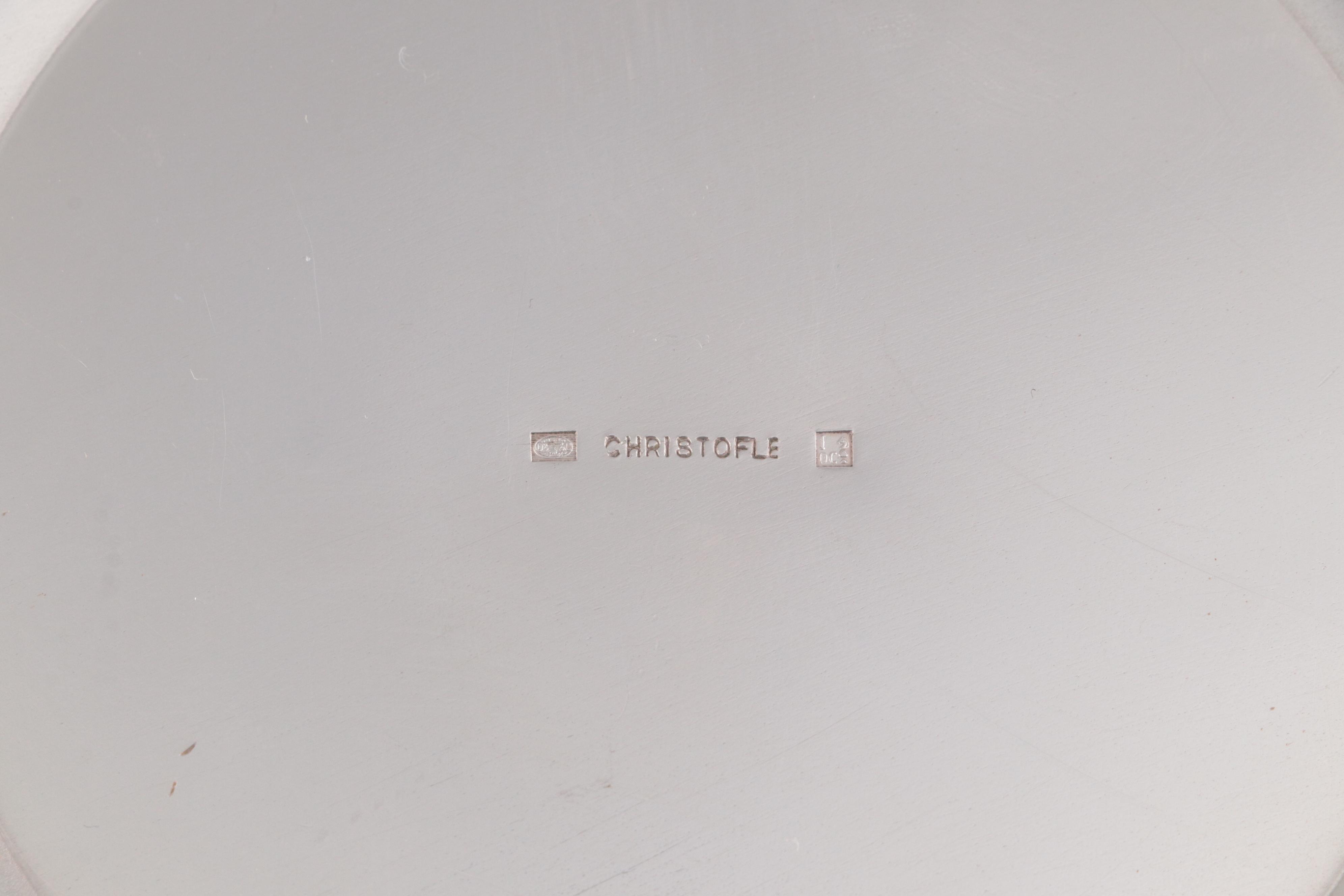 Christofle Silver Plate Wine Chiller with Other Tasting Glasses and Barware