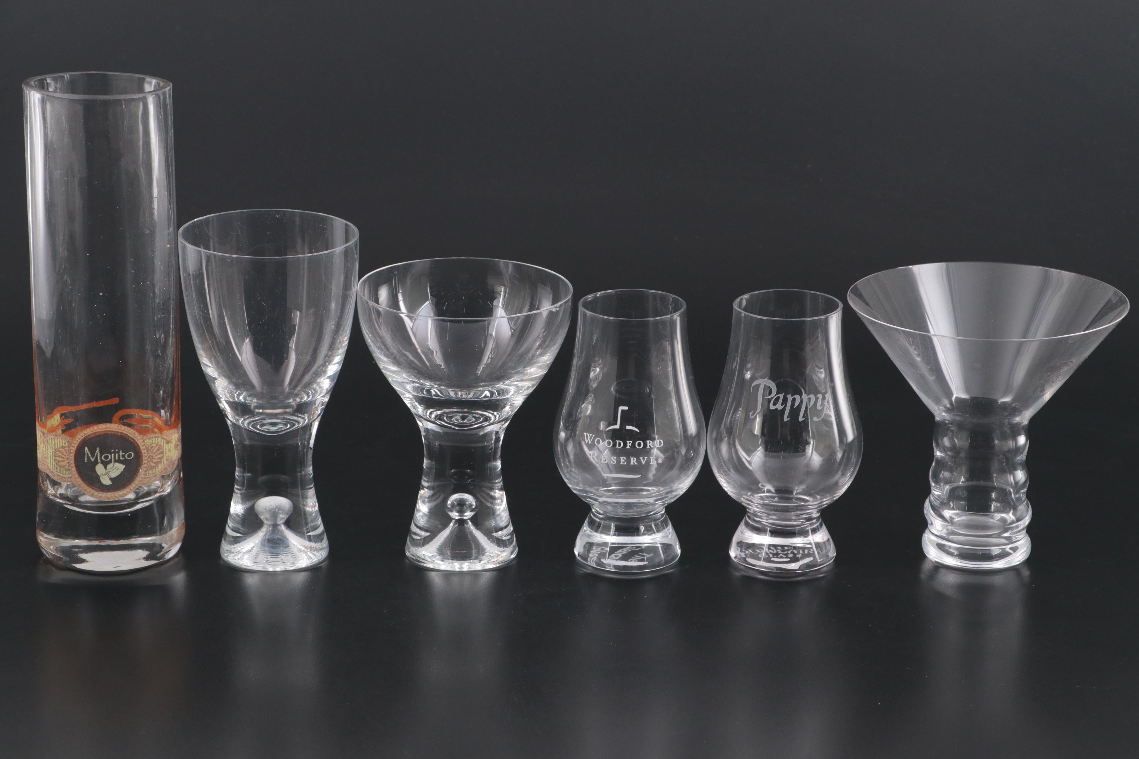 Christofle Silver Plate Wine Chiller with Other Tasting Glasses and Barware