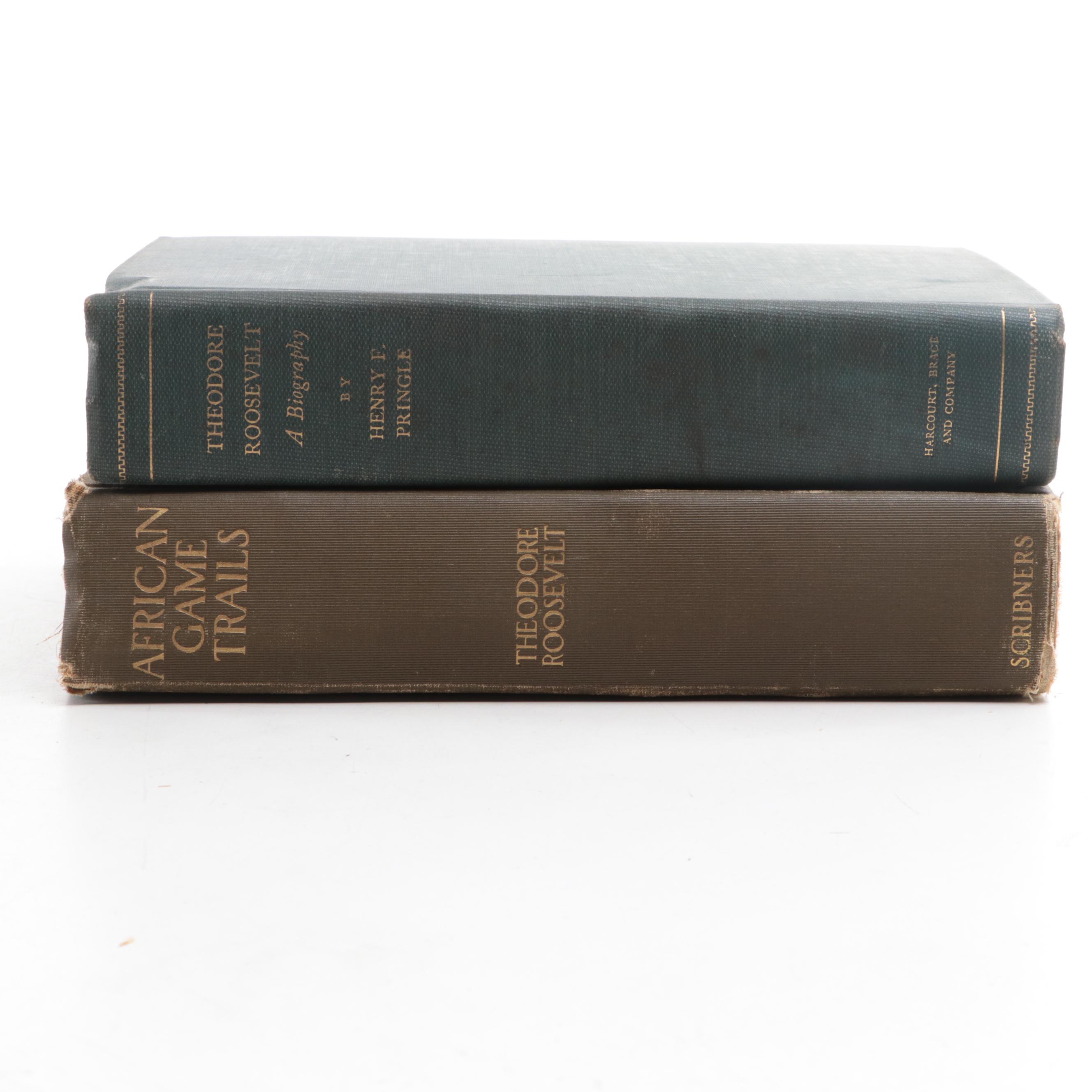 First Trade Edition "African Game Trails" and "Theodore Roosevelt: A Biography"