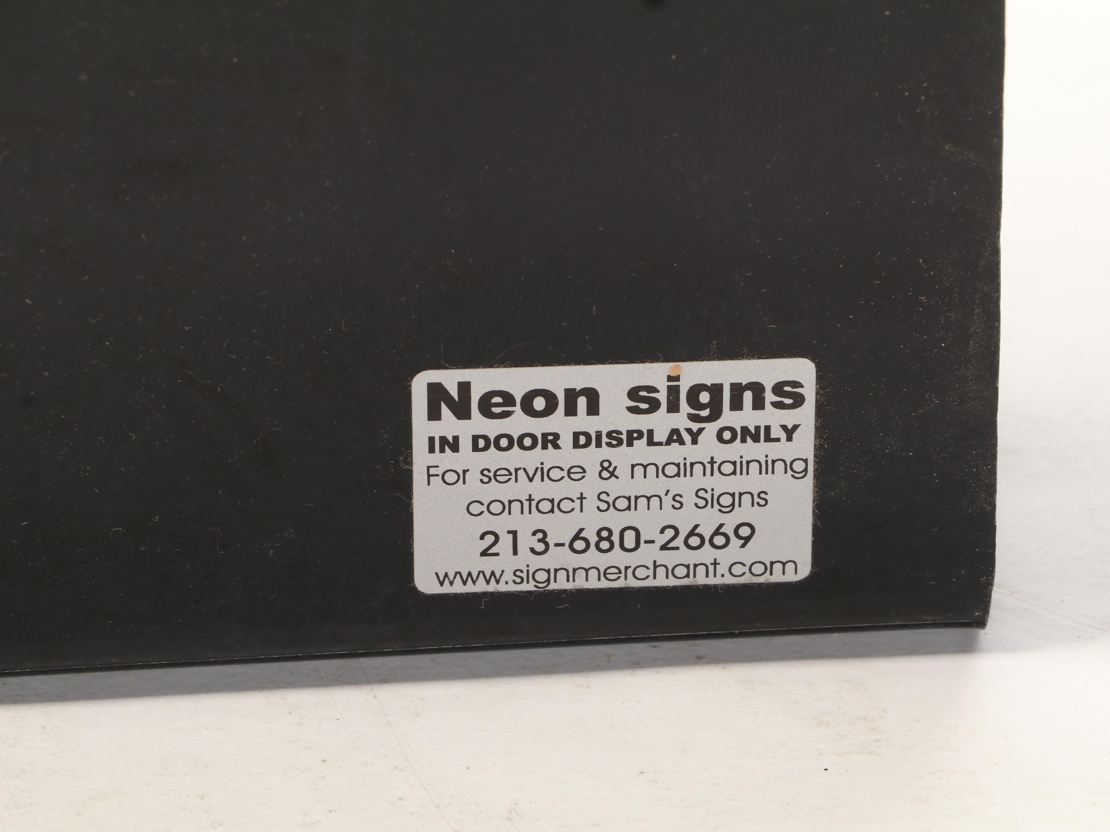 Neon Signs "We Buy Coins" Illuminated Wall Sign