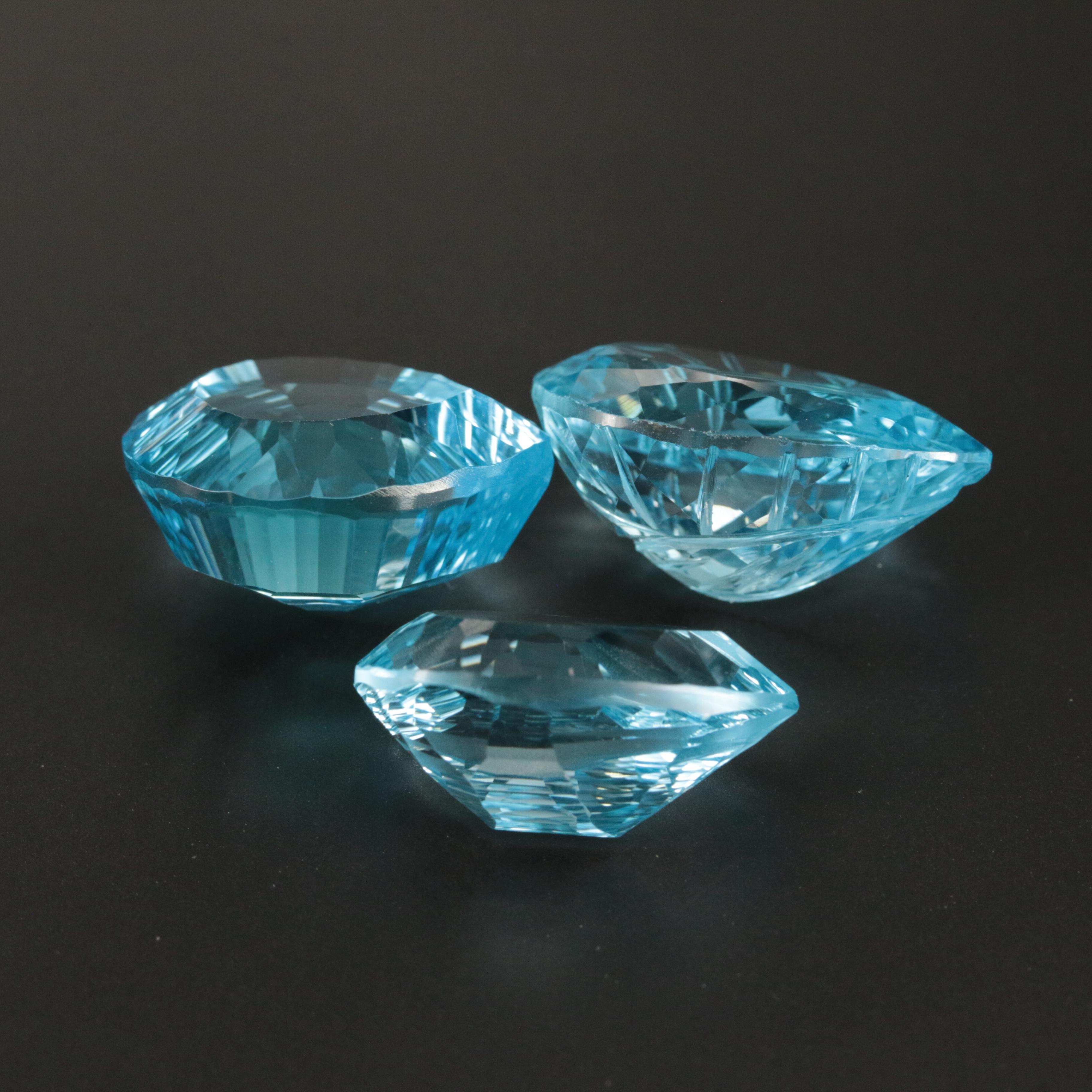 Loose 144.27 CTW Swiss Blue Topaz