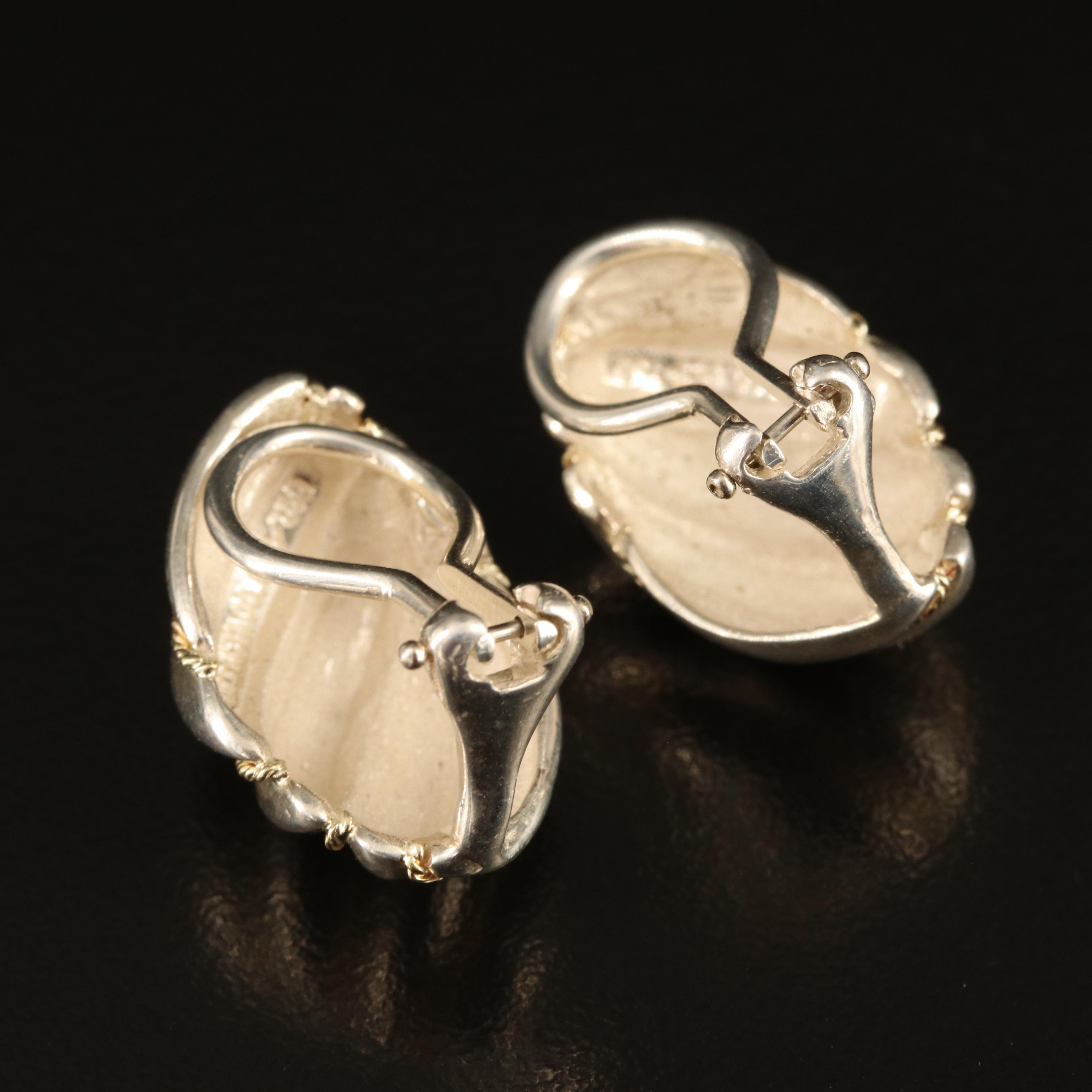 Tiffany & Co. Sterling Earrings, Brooch and Bracelet with 18K Accents