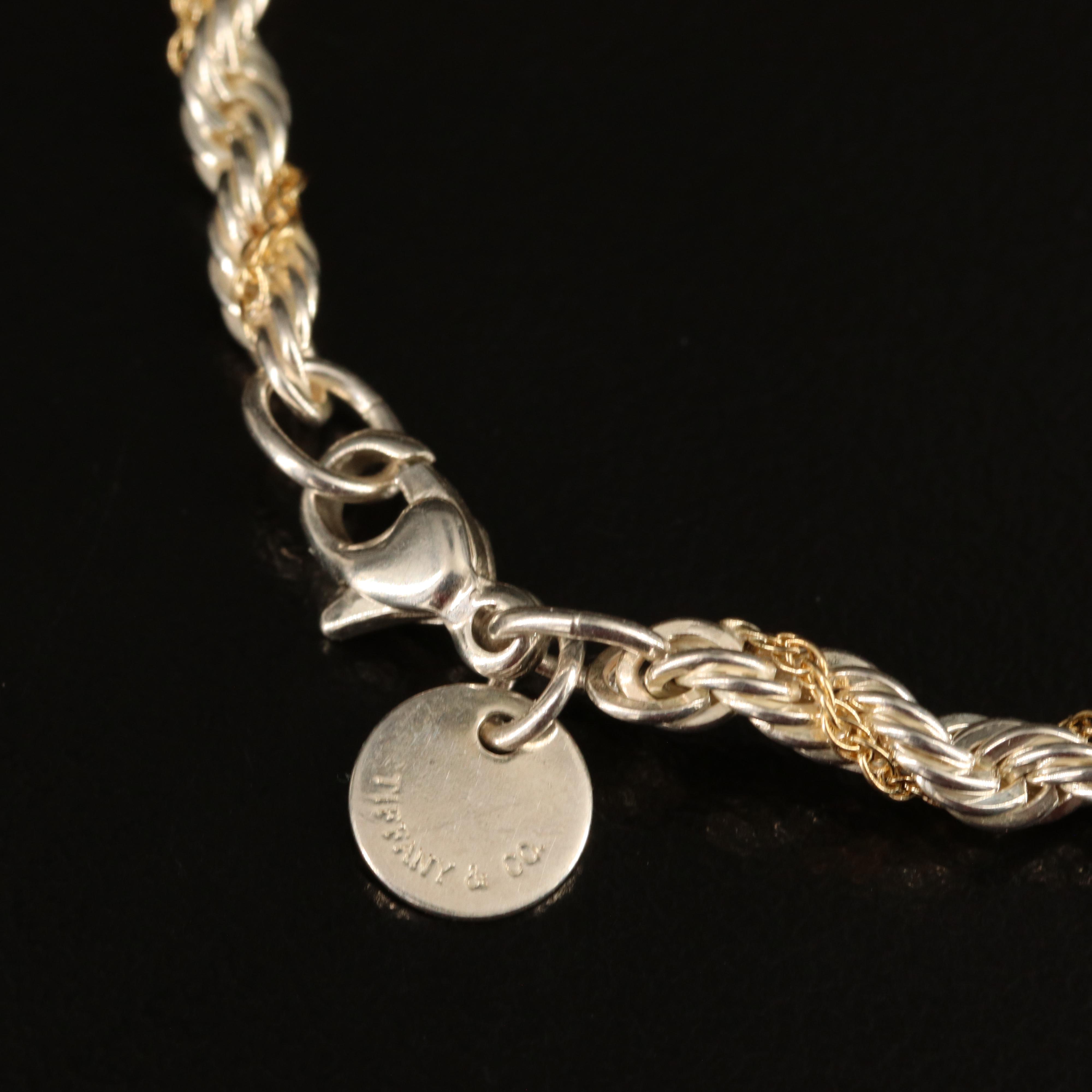 Tiffany & Co. Sterling Earrings, Brooch and Bracelet with 18K Accents