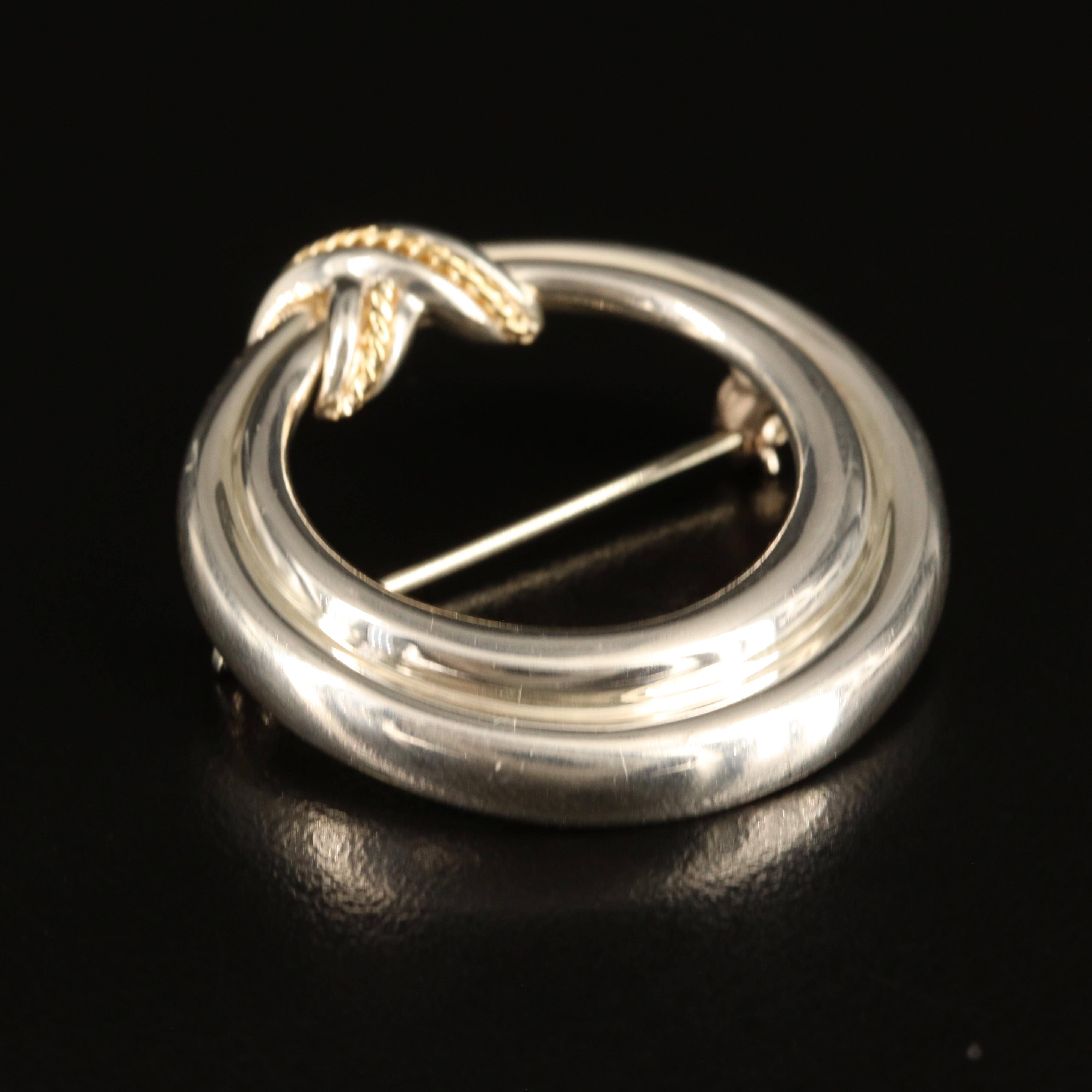 Tiffany & Co. Sterling Earrings, Brooch and Bracelet with 18K Accents