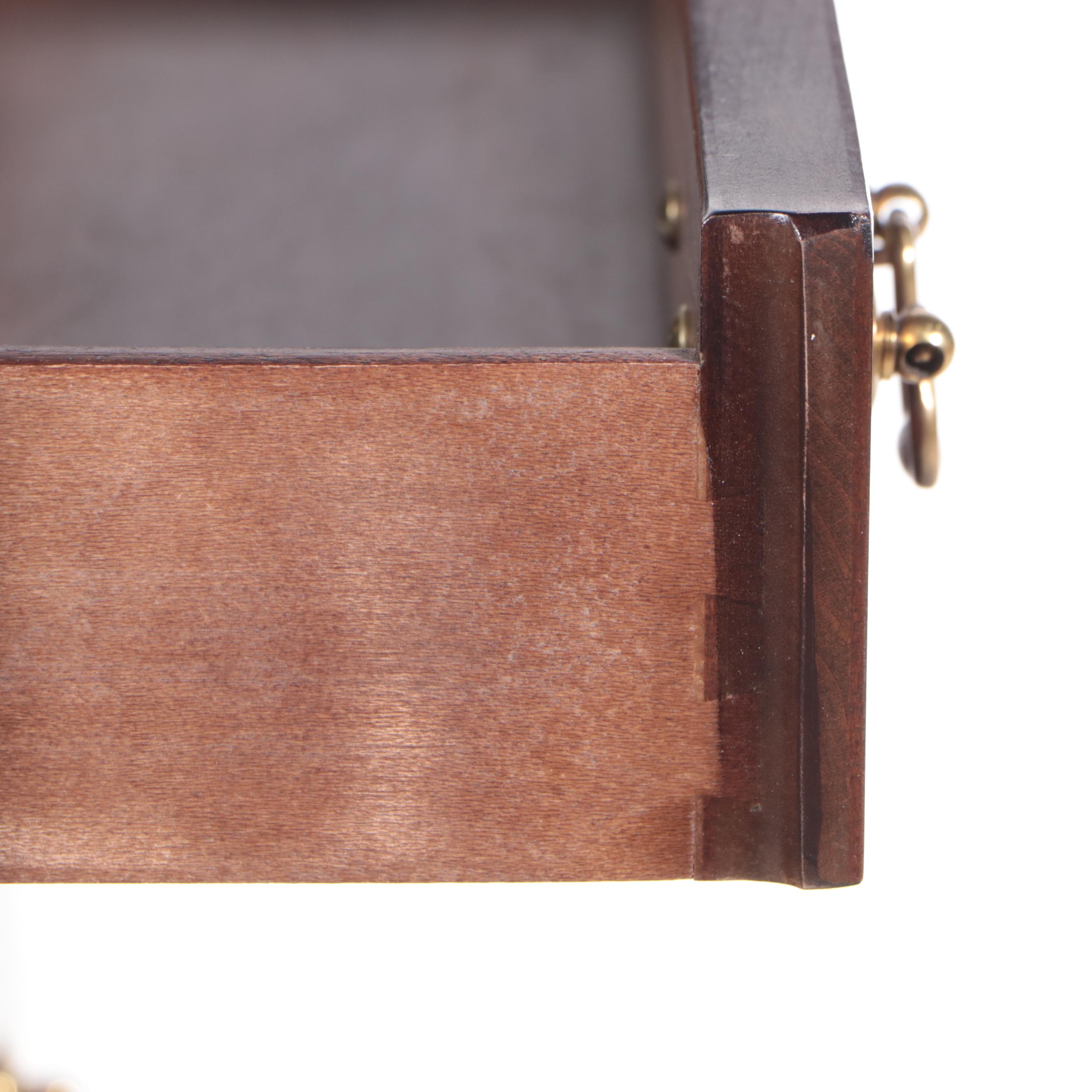 Henredon George III Style Four-Drawer Chinoiserie Chest-on-Stand