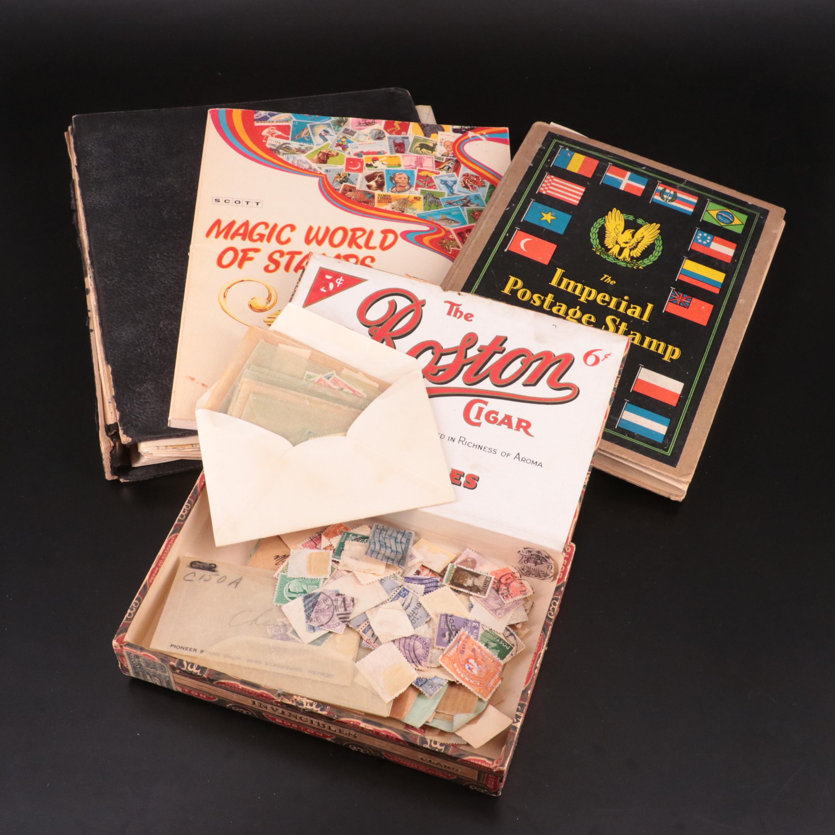 Vintage Postage Stamp Collection