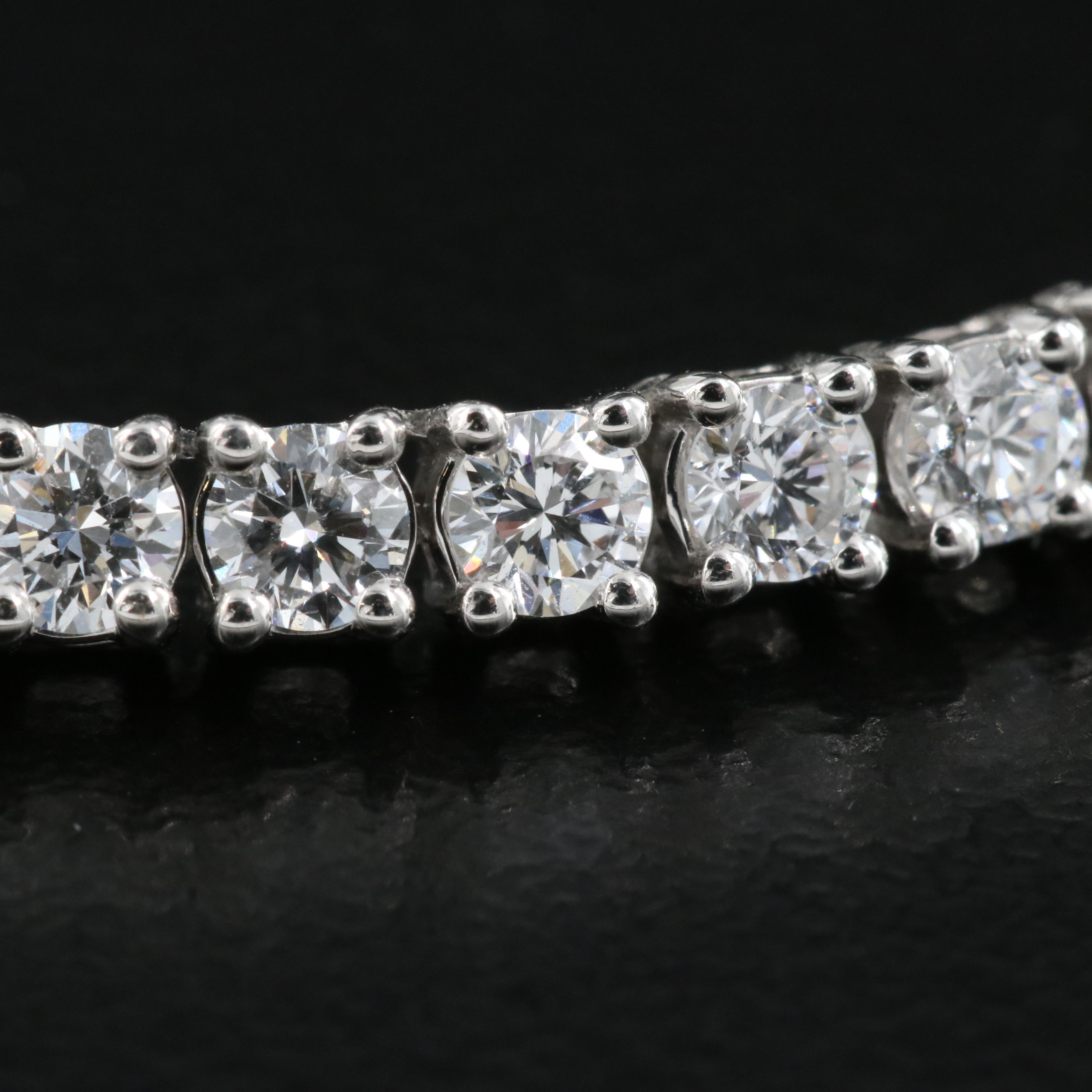 14K 10.29 CTW Lab Grown Diamond Rivière Necklace