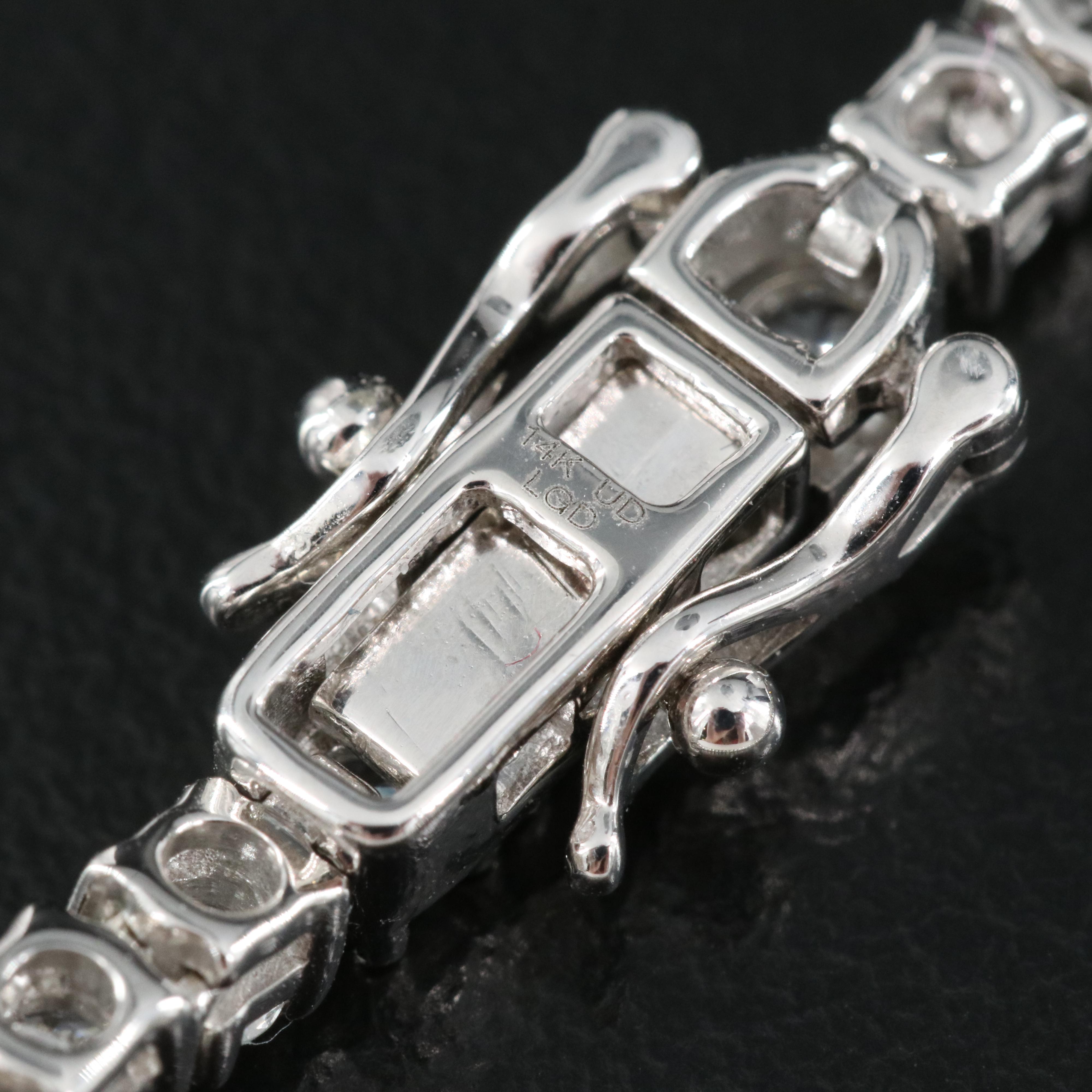 14K 10.29 CTW Lab Grown Diamond Rivière Necklace