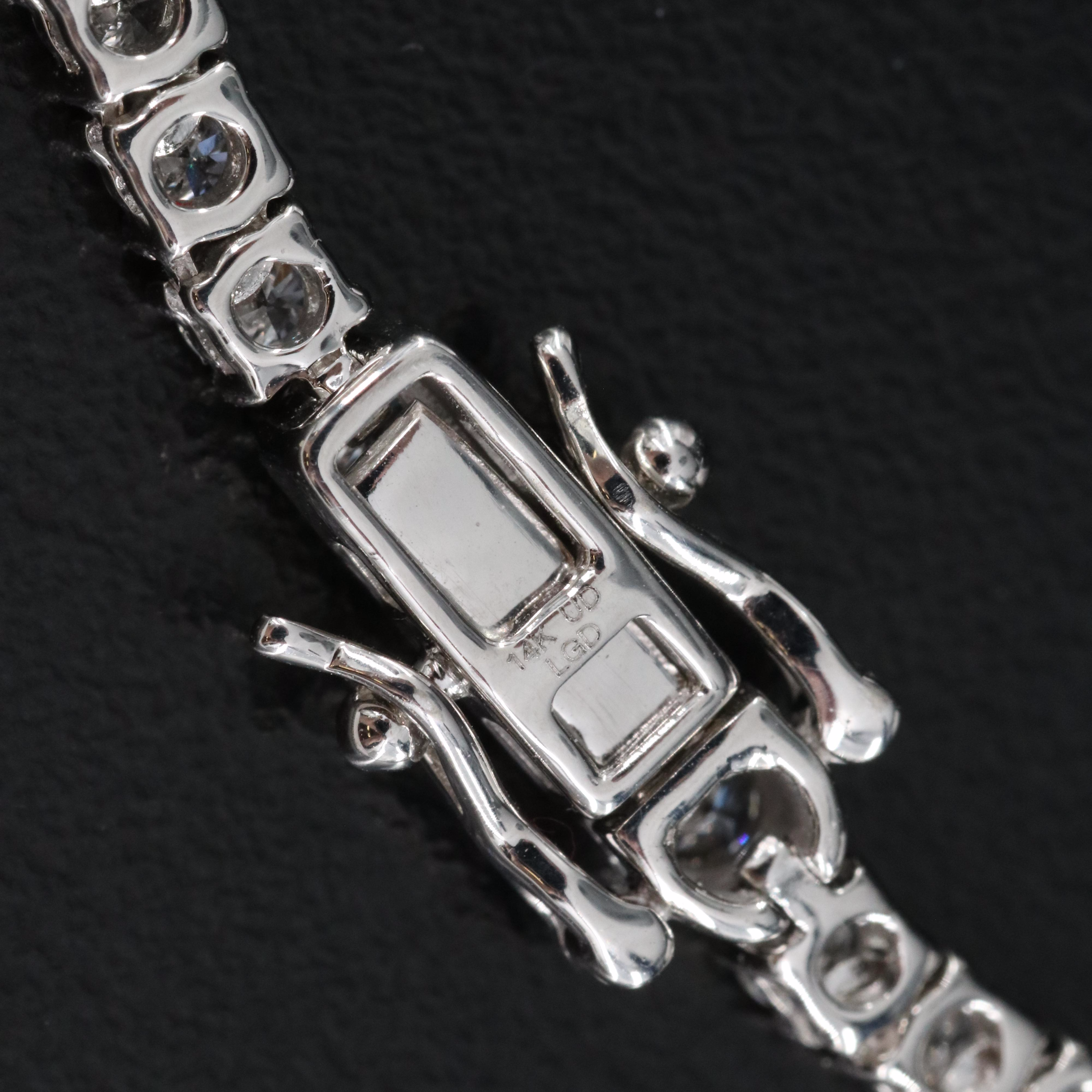 14K 10.29 CTW Lab Grown Diamond Rivière Necklace