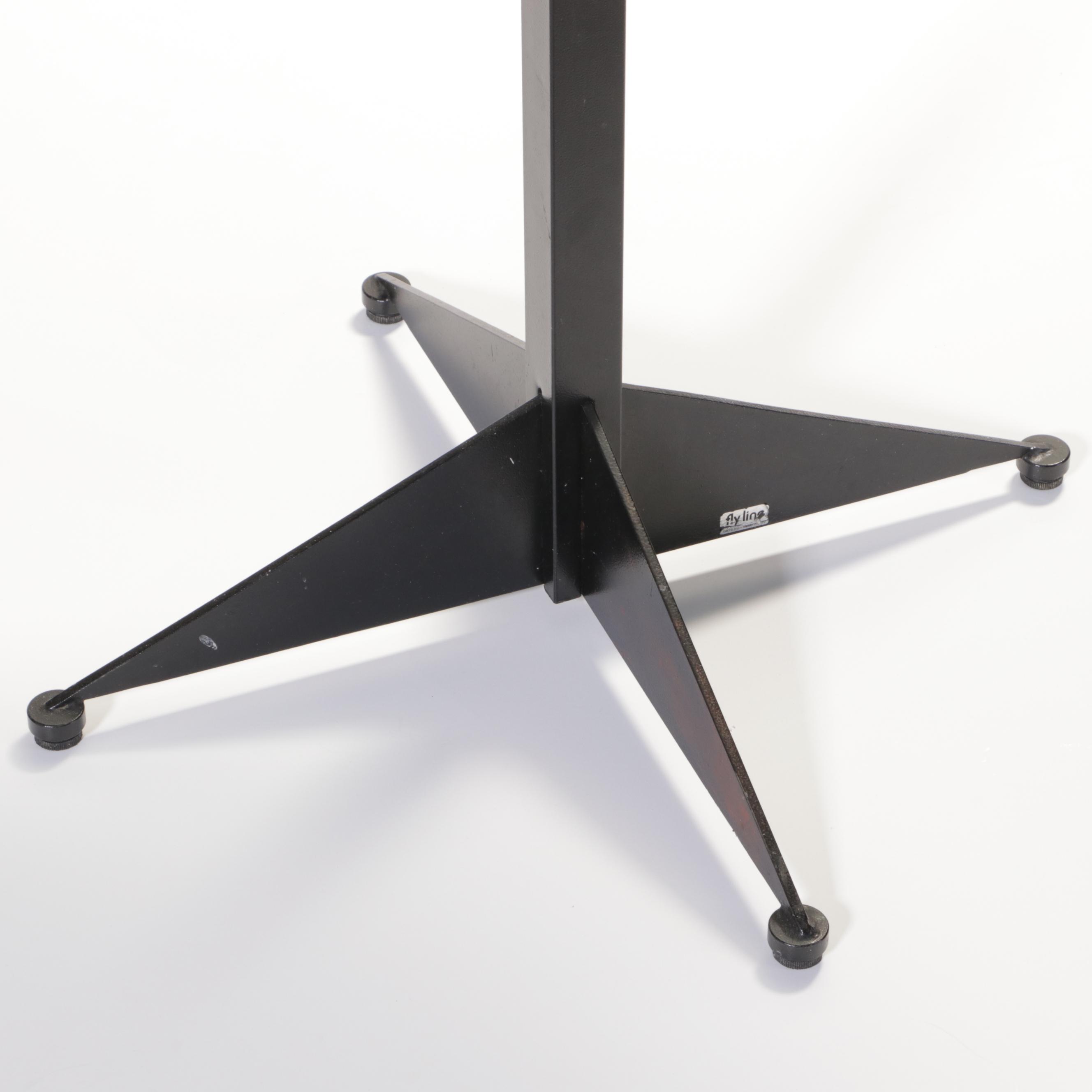 Three-Piece Steel and Glass Top Bistro Set, Incl. Emilio Nanni for Fly Line