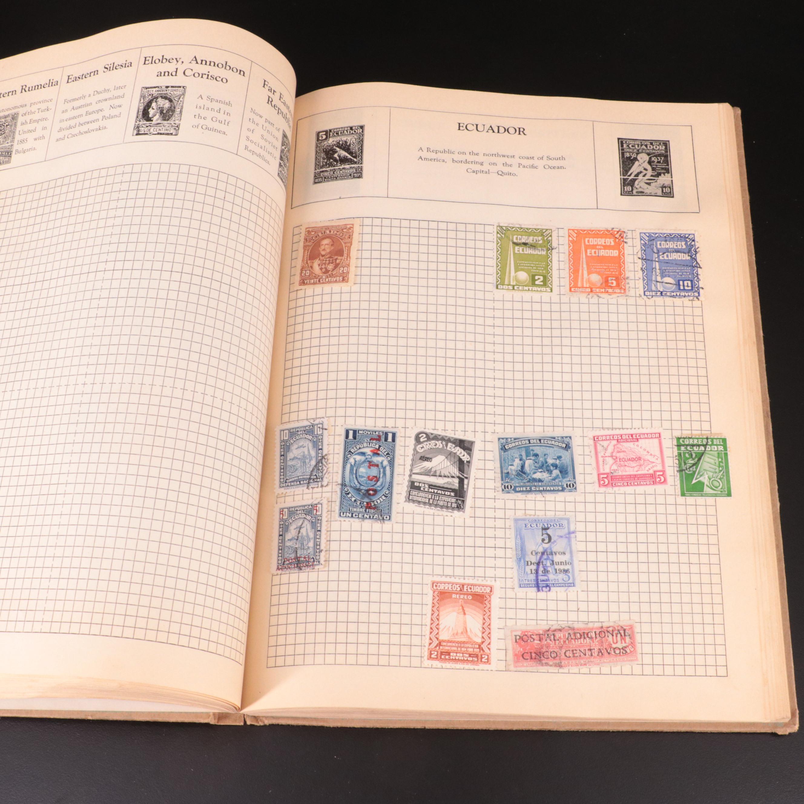 Vintage Postage Stamp Collection