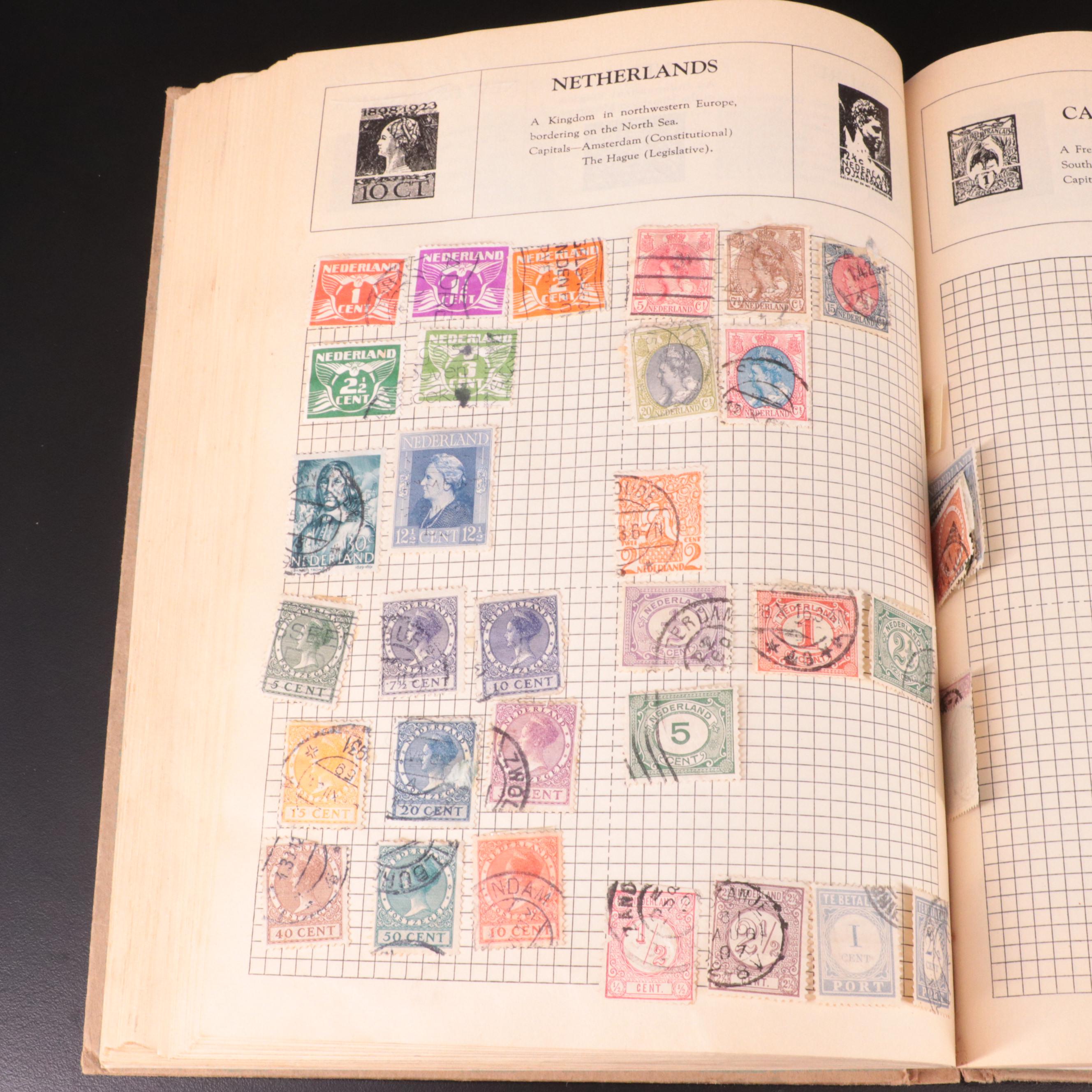 Vintage Postage Stamp Collection