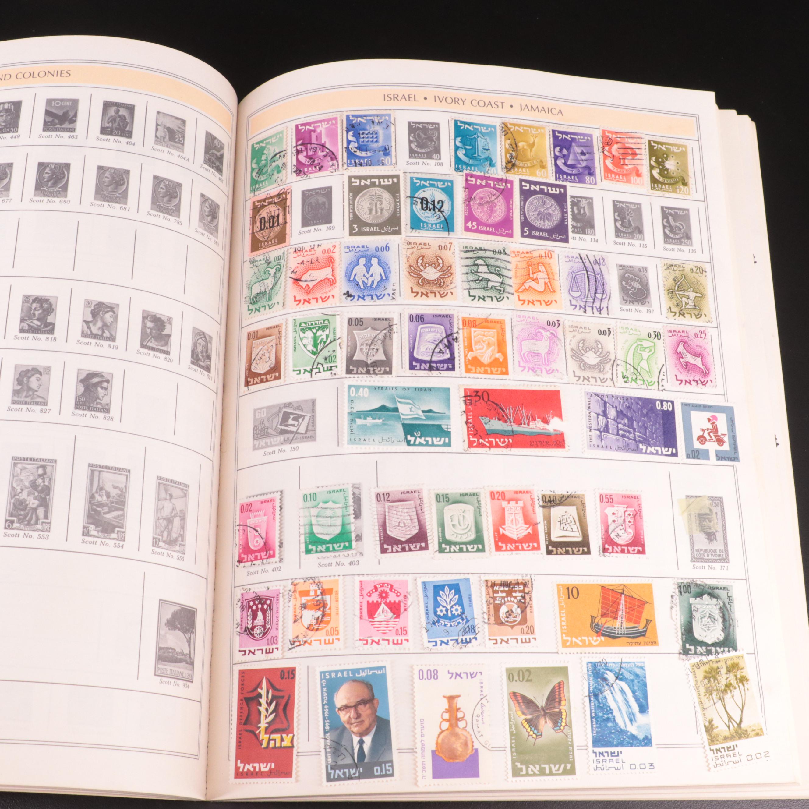 Vintage Postage Stamp Collection